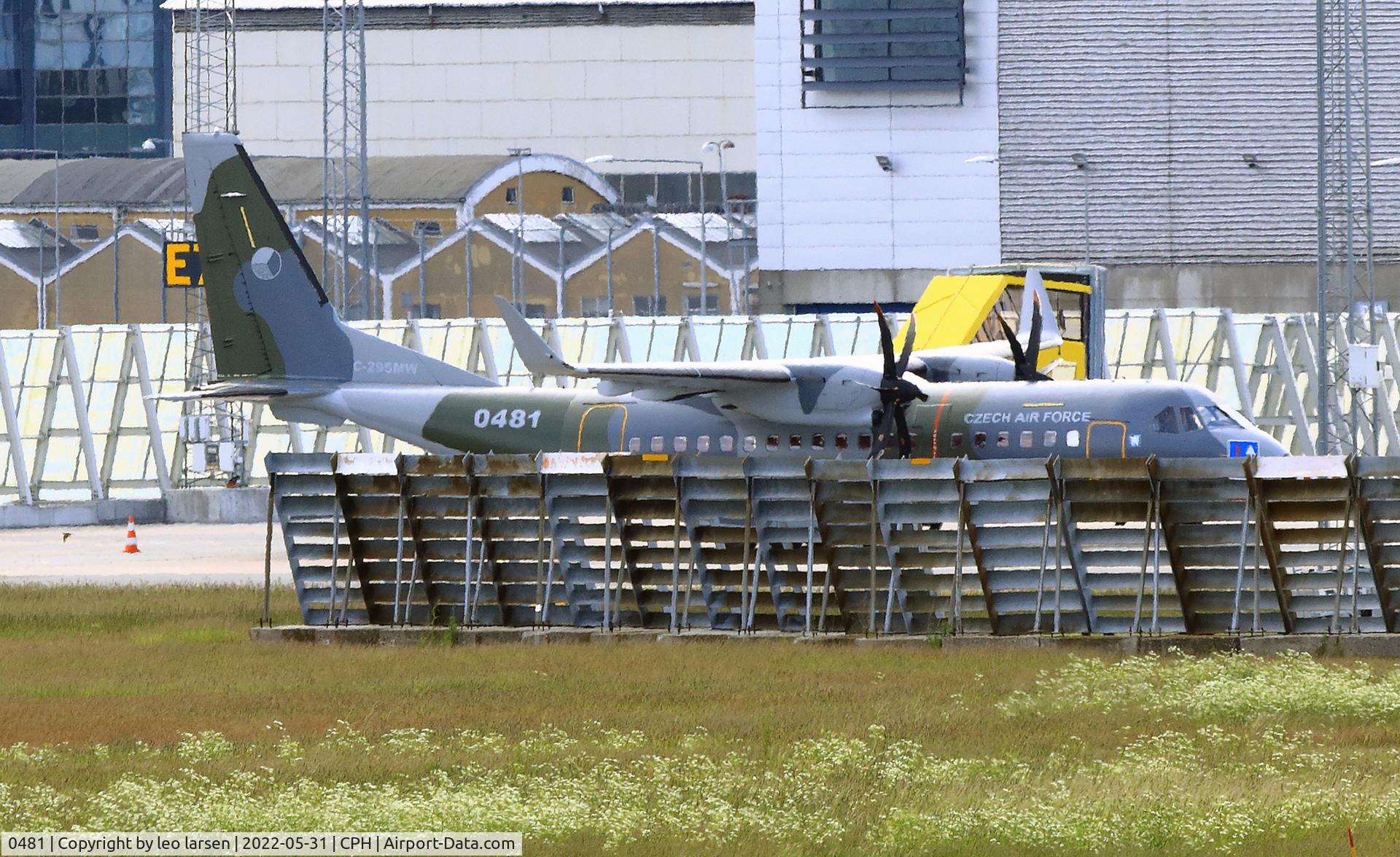 0481, 2021 CASA C-295MW C/N S.172, Copenhagen 31.5.2022