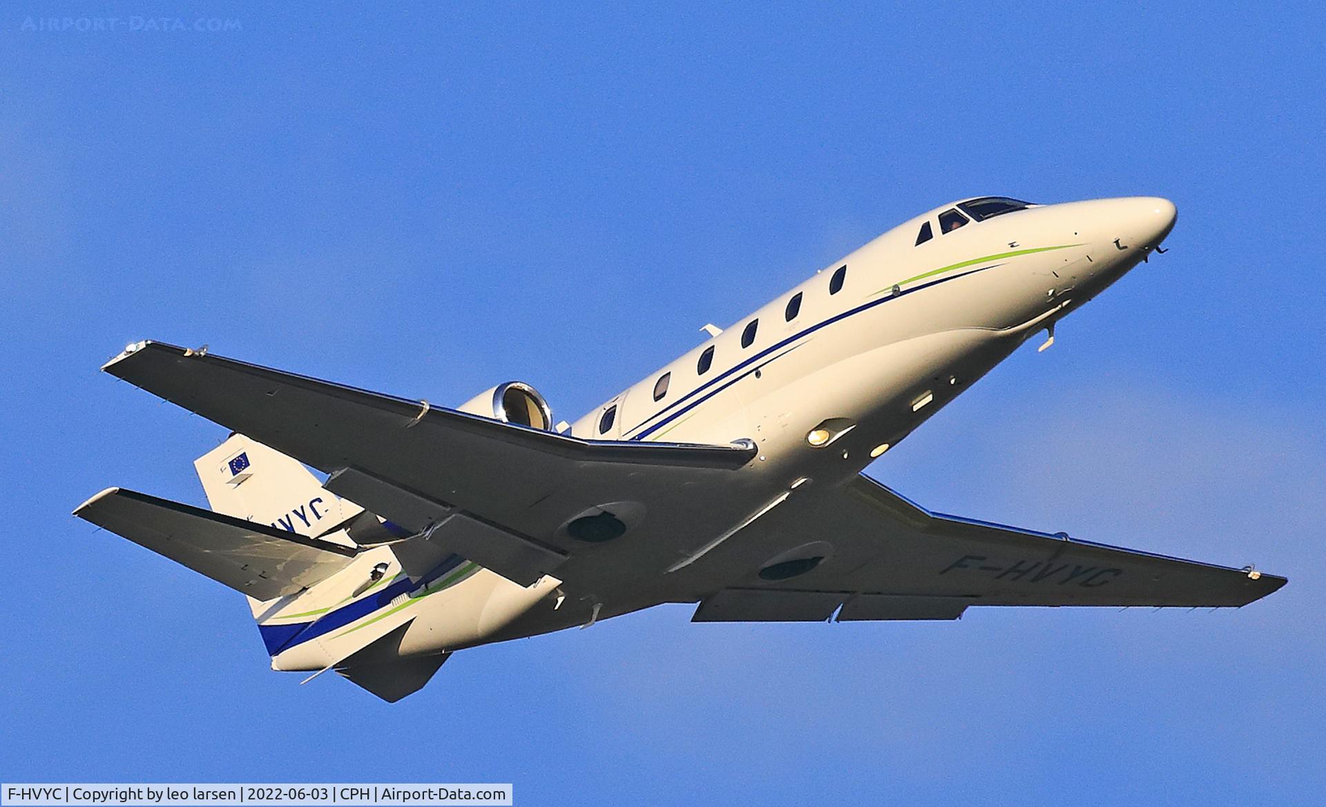 F-HVYC, 2018 Cessna 560XLS Citation Excel+ C/N 560-6254, Copenhagen 3.6.2022