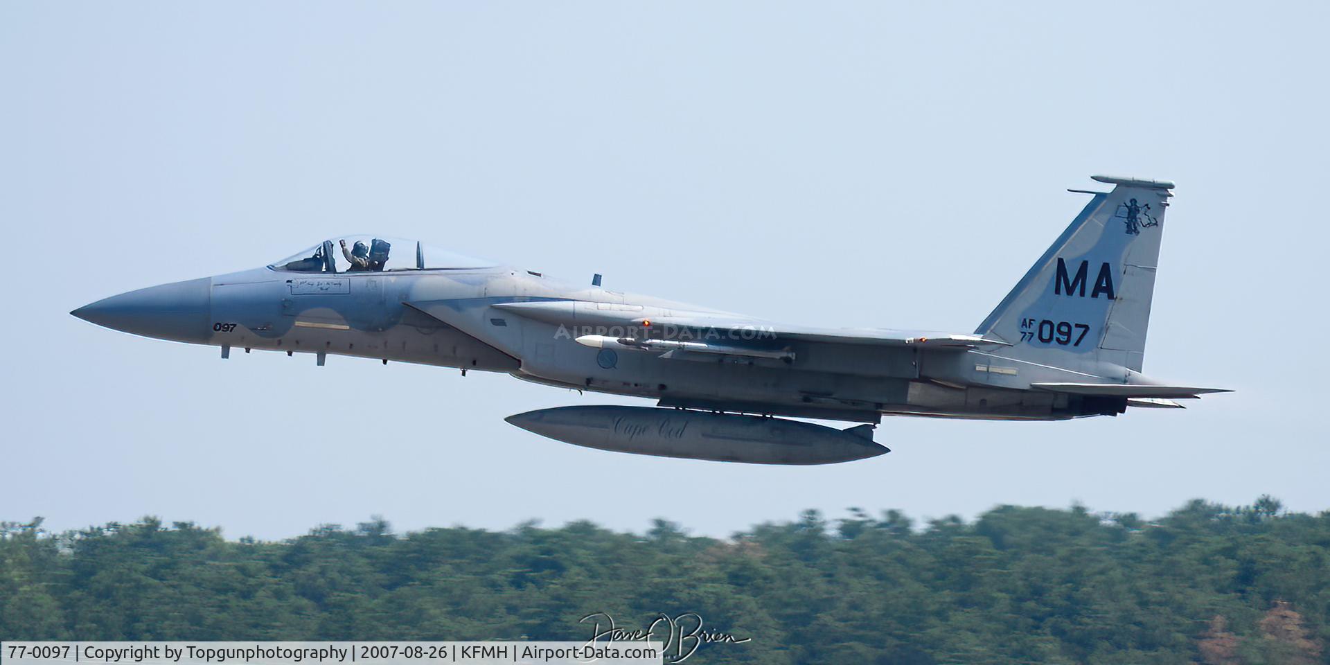 77-0097, 1977 McDonnell Douglas F-15A Eagle C/N 0379/A309, F-15 Alert launch