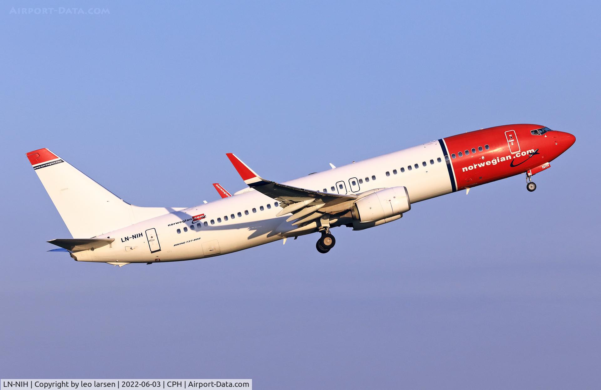 LN-NIH, 2014 Boeing 737-8JP C/N 43879, Copenhagen 3.6.2022