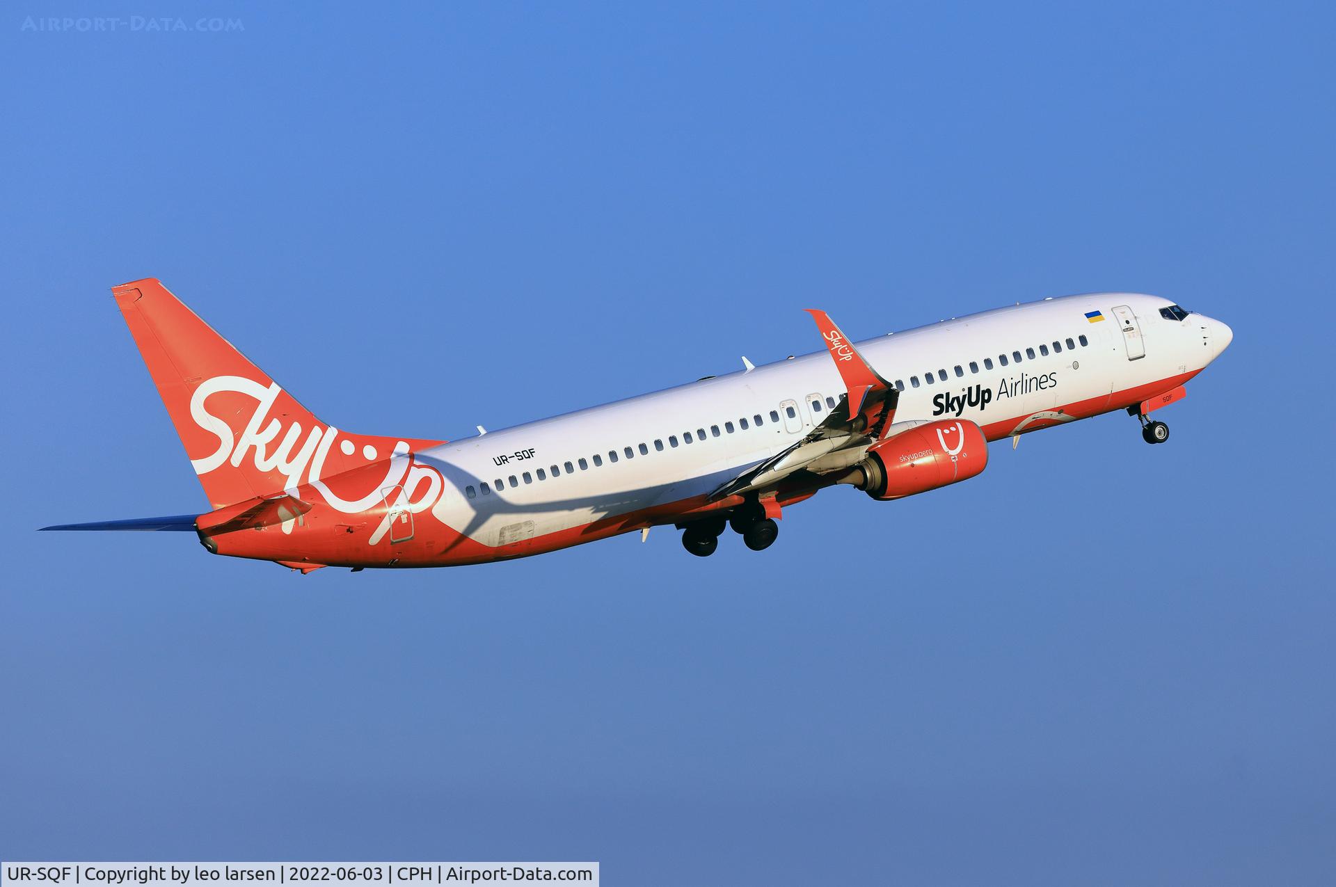 UR-SQF, 2013 Boeing 737-8H6 C/N 40151, Copenhagen 3.6.2022
