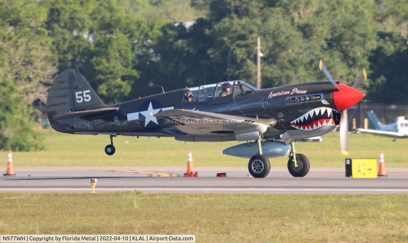 N977WH, 1942 Curtiss P-40N C/N 42-10497, Sun N Fun 2022 LAL