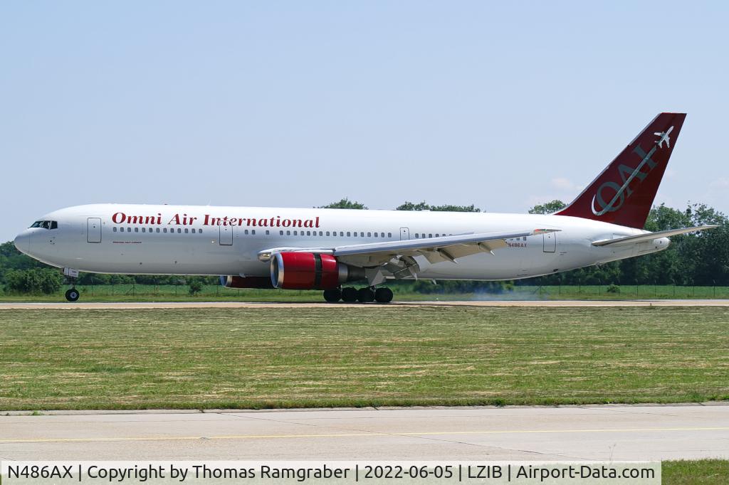 N486AX, 2002 Boeing 767-36N/ER C/N 30843, Omni Air International Boeing 767-300(ER)
