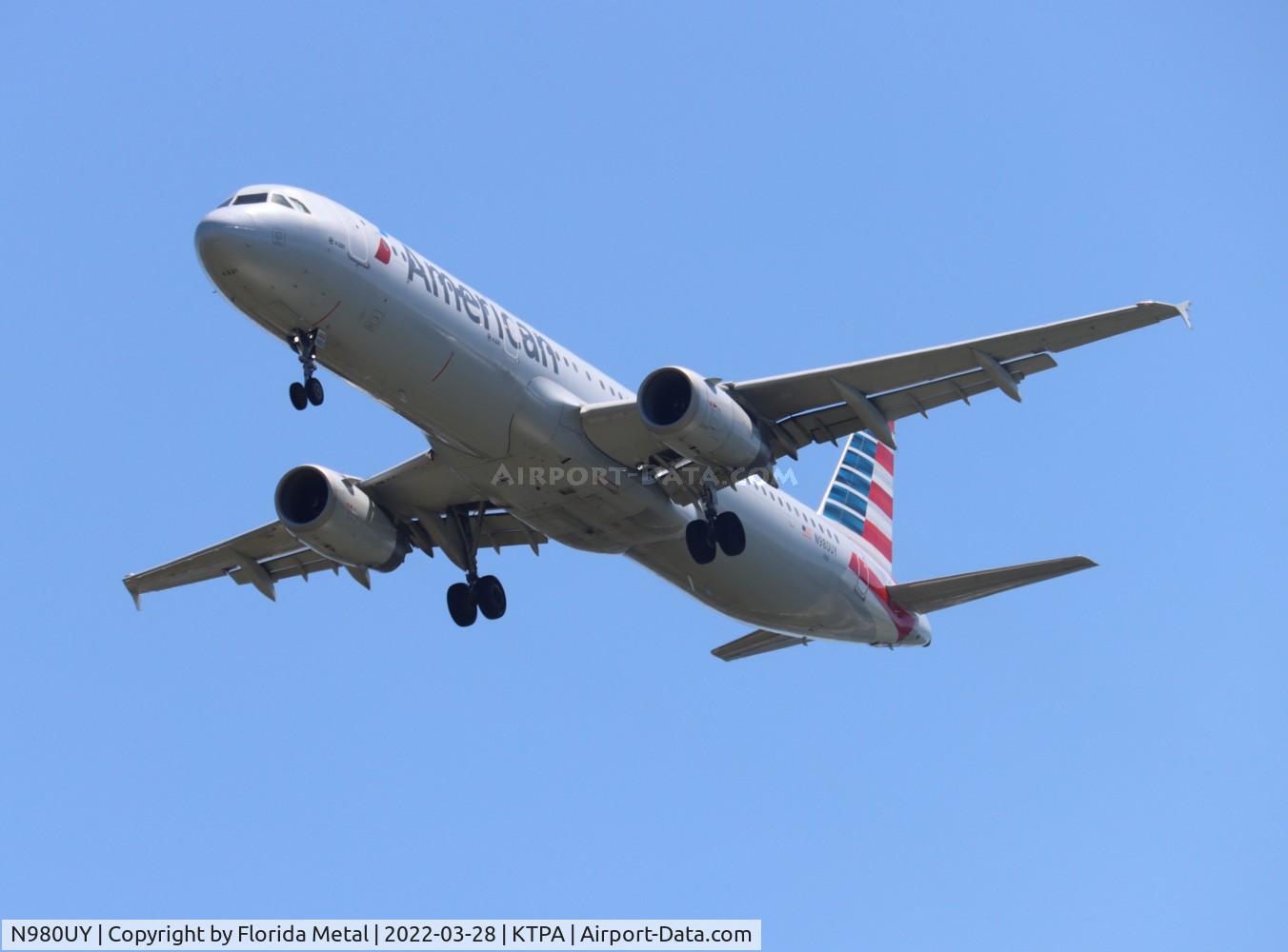 N980UY, 2013 Airbus A321-231 C/N 5795, TPA 2022