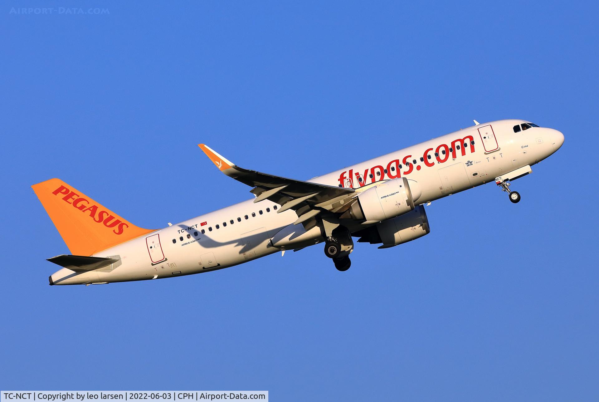 TC-NCT, 2021 Airbus A320-251 Neo C/N 10269, Copenhagen 3.6.2022 T/O R-22R
