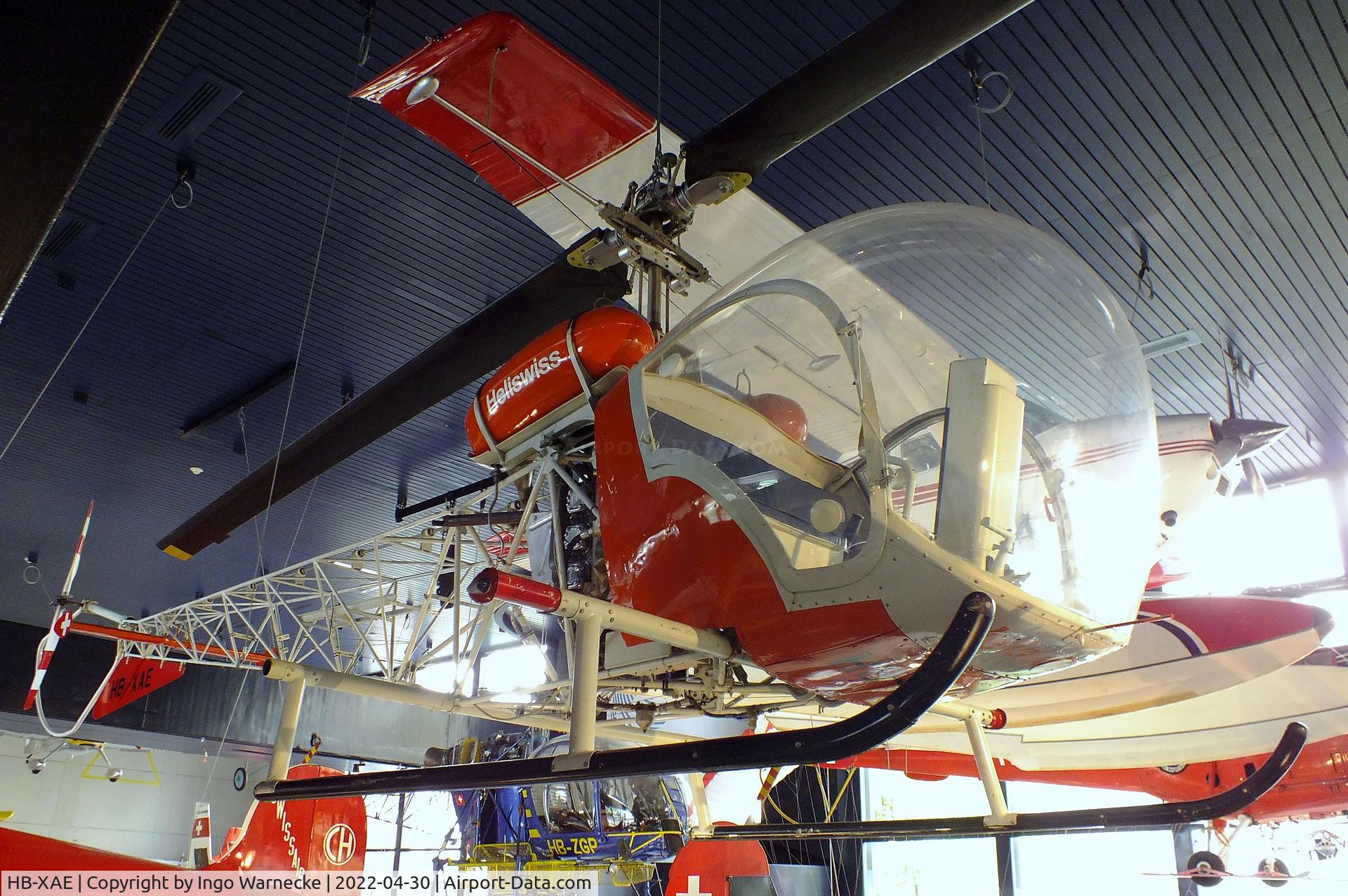 HB-XAE, 1953 Bell 47G-2 C/N 689, Bell 47G-2 at the Verkehrshaus der Schweiz, Luzern (Lucerne)