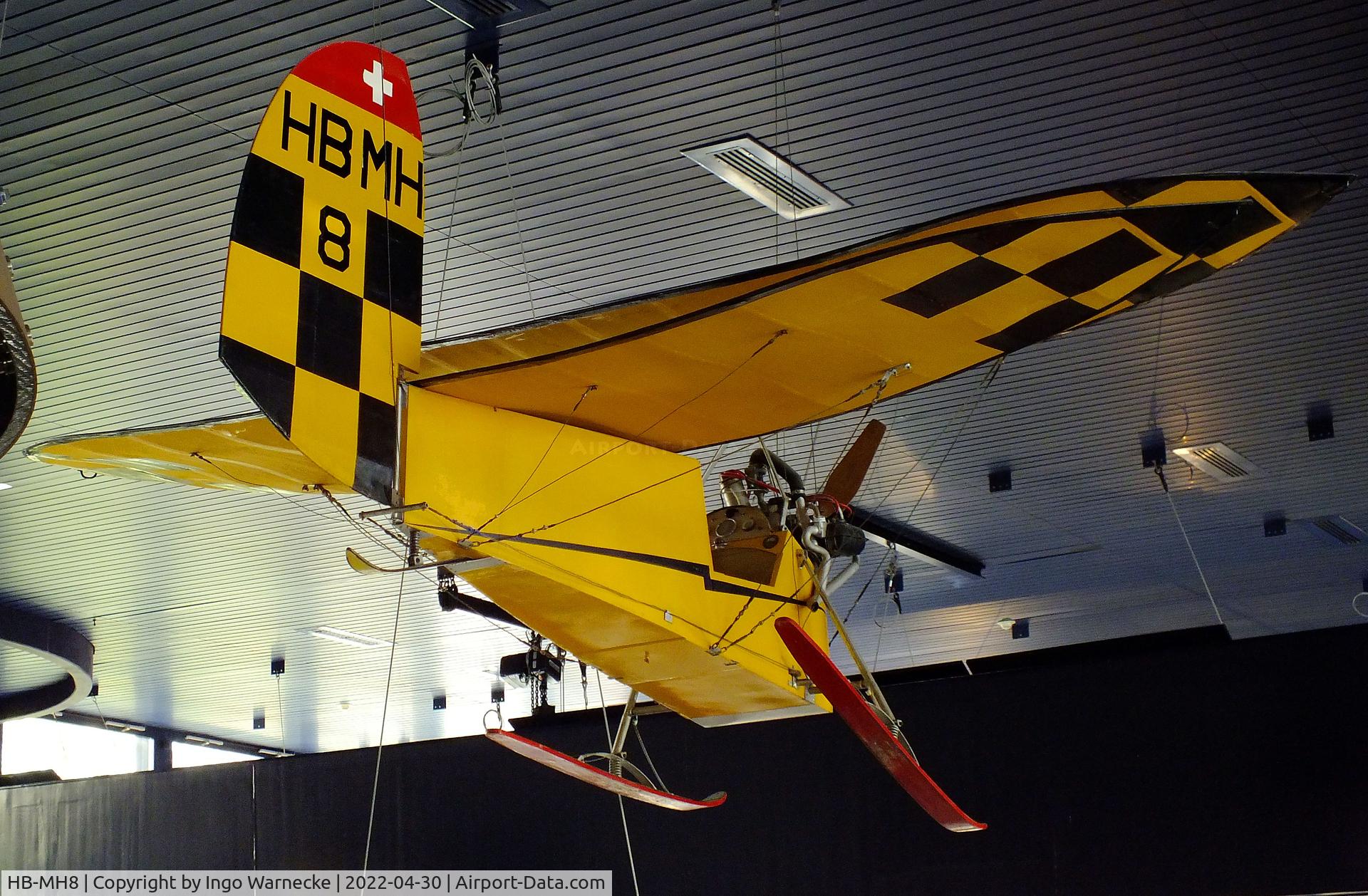 HB-MH8, Mignet HM.14 Pou-du-Ciel C/N Not found HB-MH8, Mignet HM.14 Pou-du-Ciel at the Verkehrshaus der Schweiz, Luzern (Lucerne)