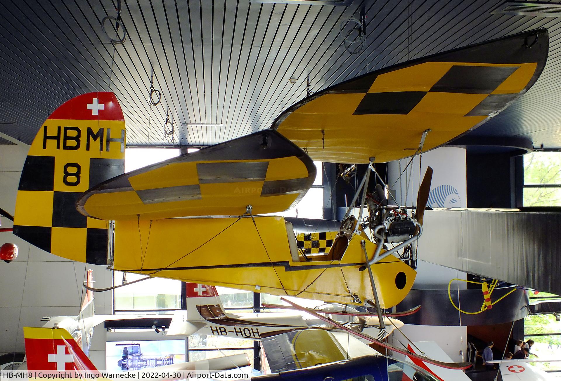 HB-MH8, Mignet HM.14 Pou-du-Ciel C/N Not found HB-MH8, Mignet HM.14 Pou-du-Ciel at the Verkehrshaus der Schweiz, Luzern (Lucerne)