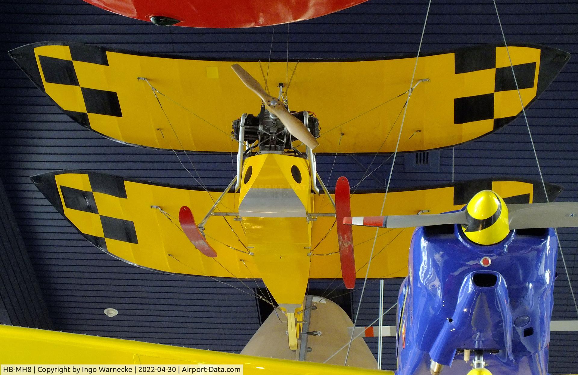 HB-MH8, Mignet HM.14 Pou-du-Ciel C/N Not found HB-MH8, Mignet HM.14 Pou-du-Ciel at the Verkehrshaus der Schweiz, Luzern (Lucerne)