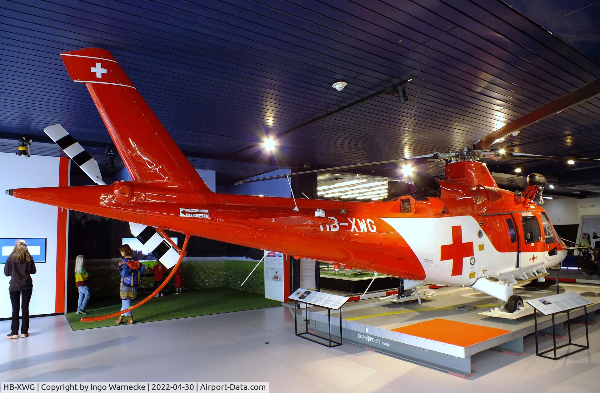 HB-XWG, 1993 Agusta A-109K-2 C/N 10007, Agusta A.109K-2 at the Verkehrshaus der Schweiz, Luzern (Lucerne)