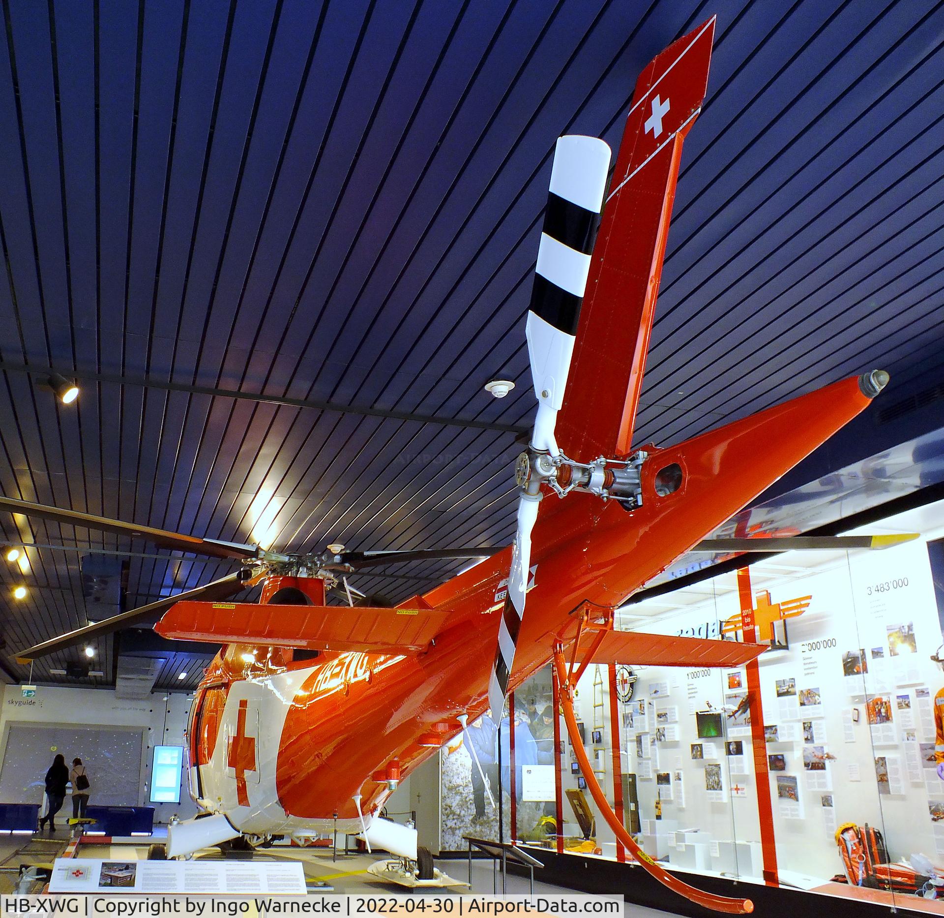 HB-XWG, 1993 Agusta A-109K-2 C/N 10007, Agusta A.109K-2 at the Verkehrshaus der Schweiz, Luzern (Lucerne)