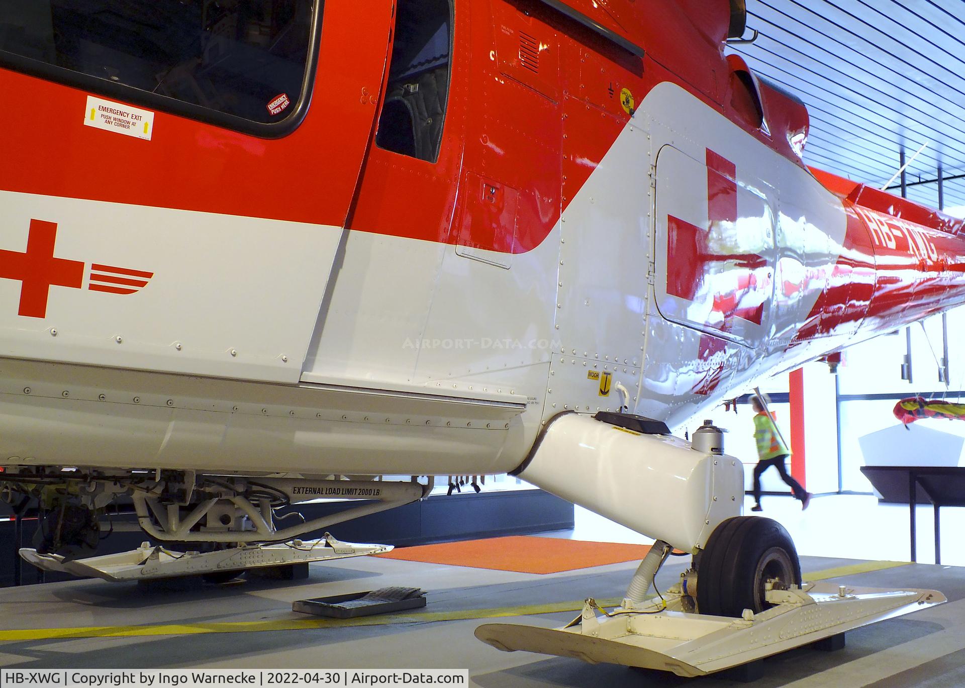 HB-XWG, 1993 Agusta A-109K-2 C/N 10007, Agusta A.109K-2 at the Verkehrshaus der Schweiz, Luzern (Lucerne)