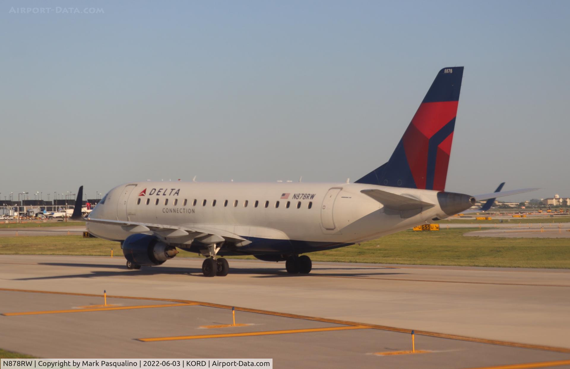 N878RW, 2007 Embraer 170LR (ERJ-170-100LR) C/N 17000191, ERJ-170-100LR