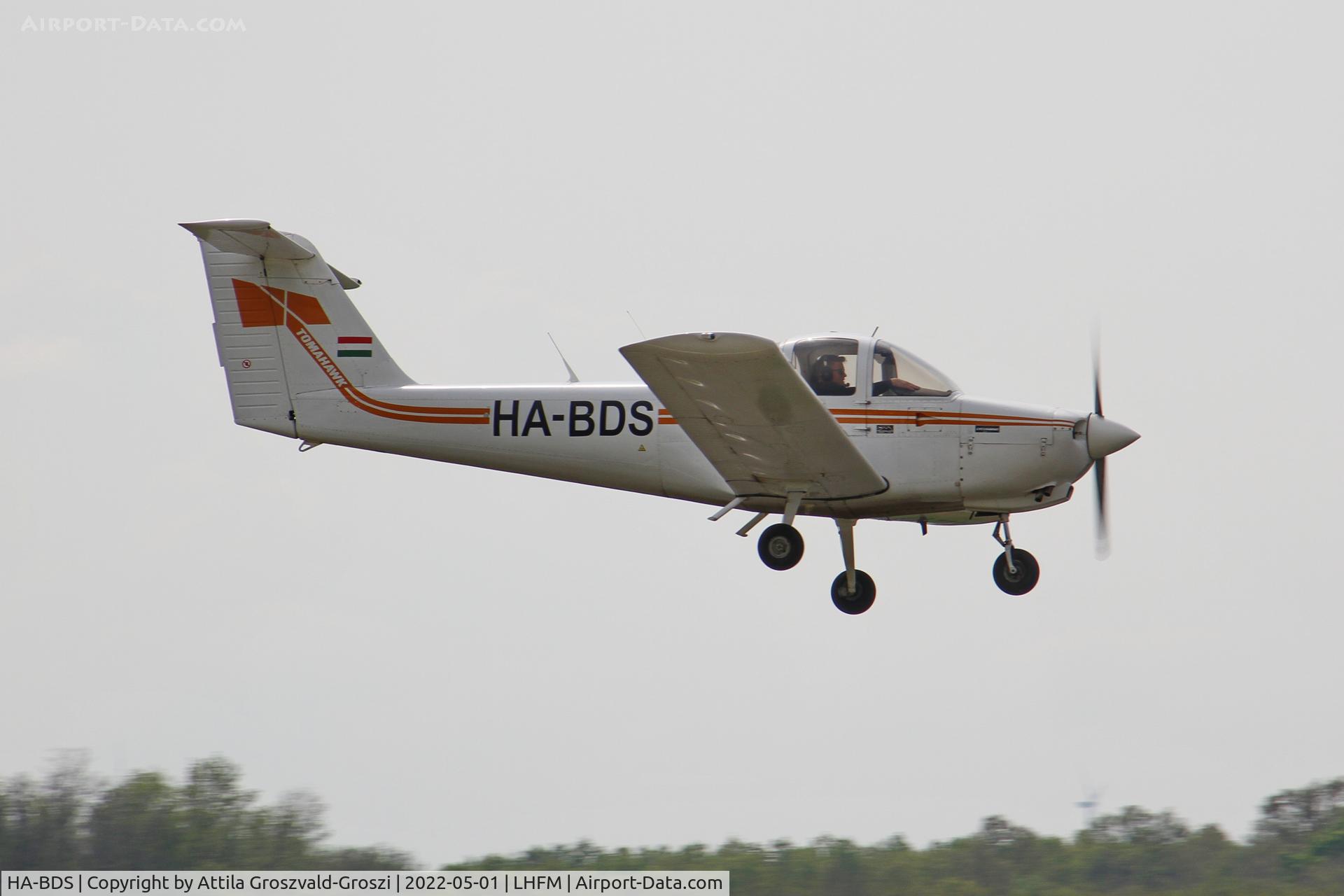 HA-BDS, Piper PA-38-112 Tomahawk Tomahawk C/N 38-78A0176, LHFM - Fertöszentmiklós, Meidl Airport, Hungary. SKYVIEW West Hungarian Airshow 2022