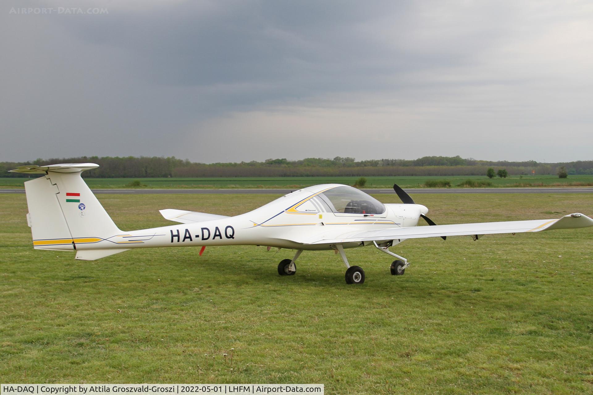 HA-DAQ, 1997 Diamond DA-20A-1 Katana C/N 10263, LHFM - Fertöszentmiklós, Meidl Airport, Hungary. SKYVIEW West Hungarian Airshow 2022