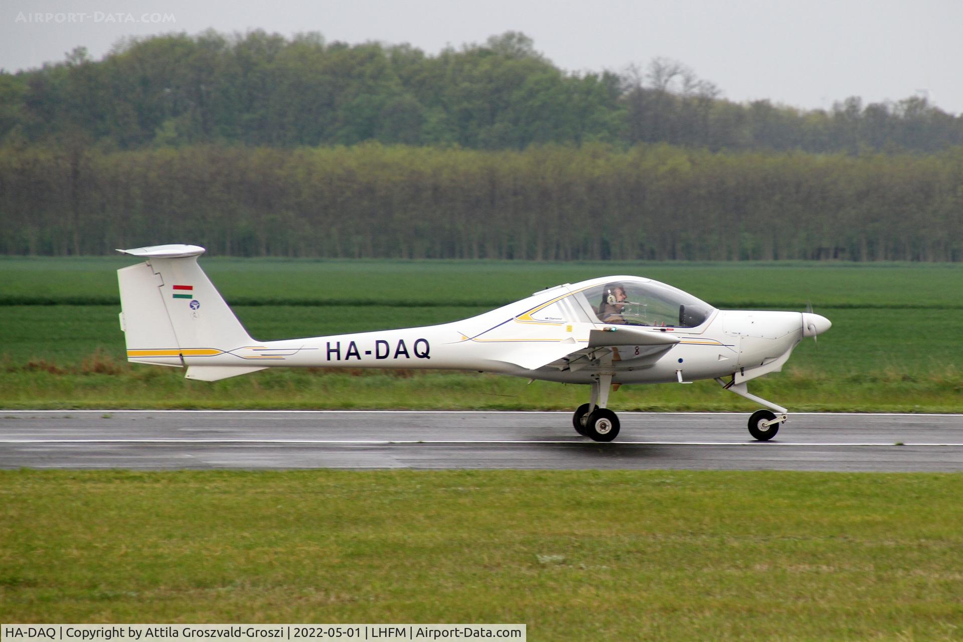 HA-DAQ, 1997 Diamond DA-20A-1 Katana C/N 10263, LHFM - Fertöszentmiklós, Meidl Airport, Hungary. SKYVIEW West Hungarian Airshow 2022