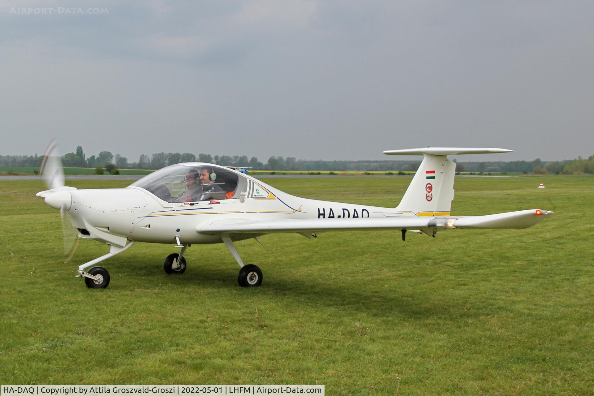 HA-DAQ, 1997 Diamond DA-20A-1 Katana C/N 10263, LHFM - Fertöszentmiklós, Meidl Airport, Hungary. SKYVIEW West Hungarian Airshow 2022