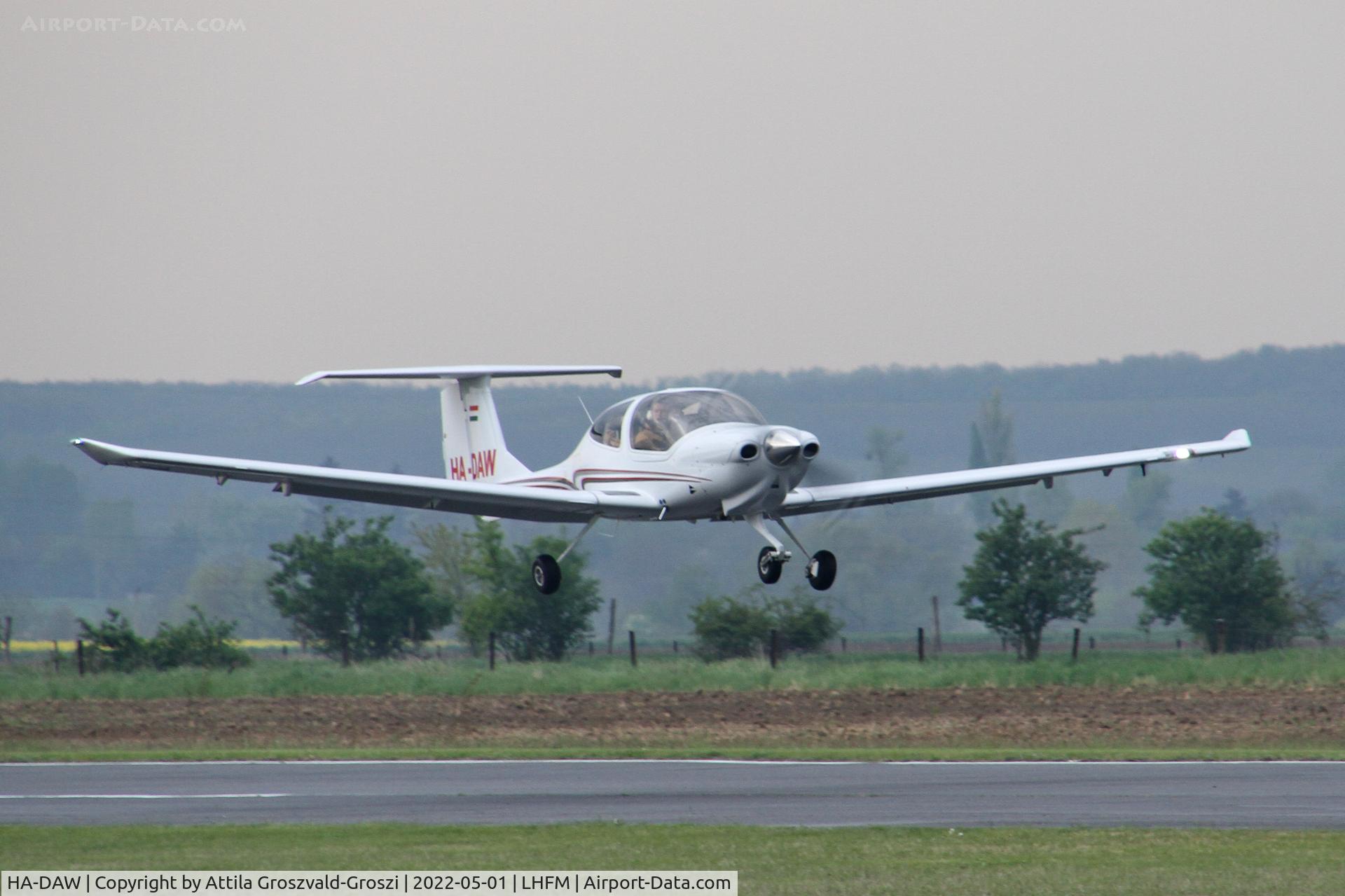HA-DAW, 2008 Diamond DA-40 Diamond Star C/N 40.1000, LHFM - Fertöszentmiklós, Meidl Airport, Hungary. SKYVIEW West Hungarian Airshow 2022