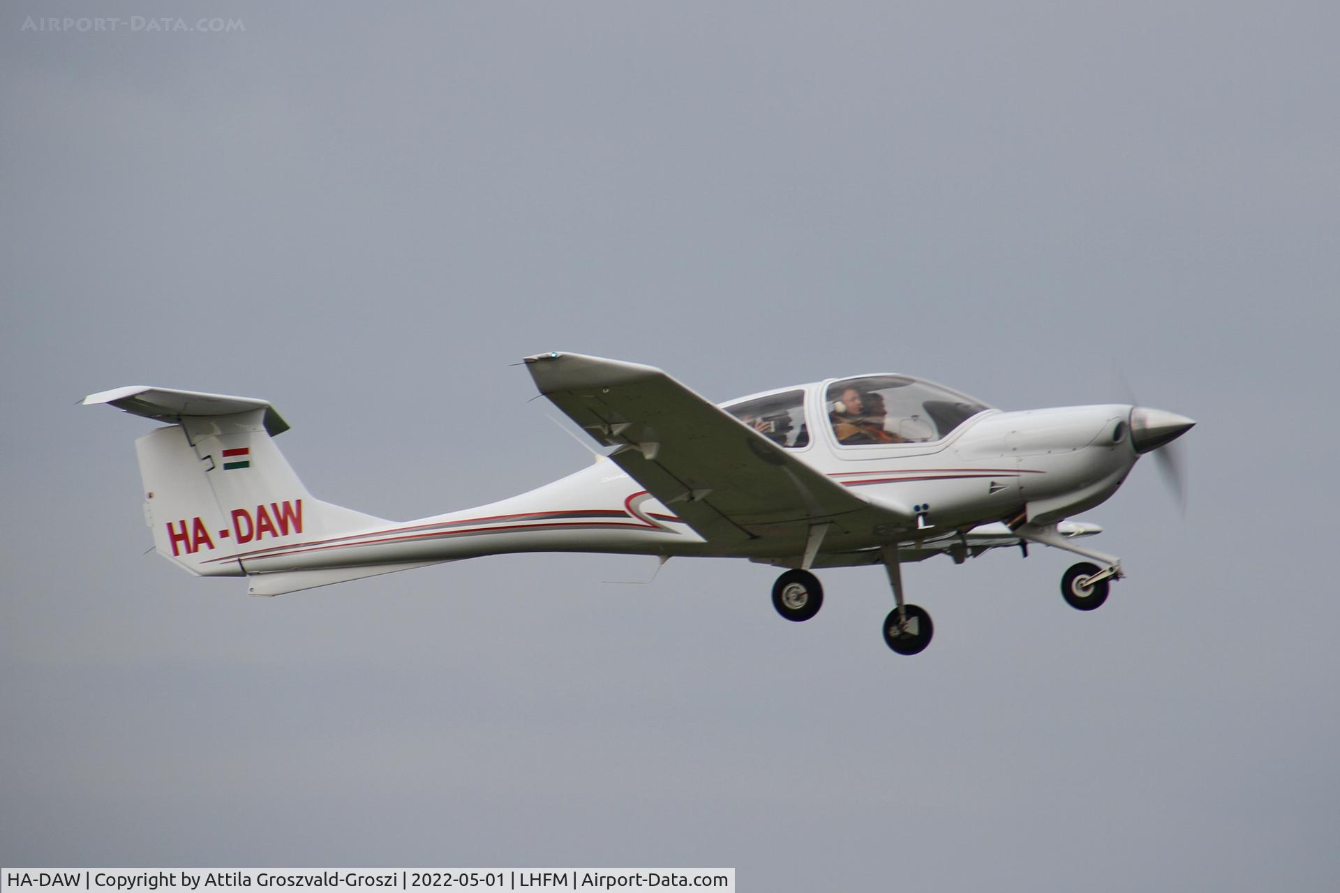 HA-DAW, 2008 Diamond DA-40 Diamond Star C/N 40.1000, LHFM - Fertöszentmiklós, Meidl Airport, Hungary. SKYVIEW West Hungarian Airshow 2022