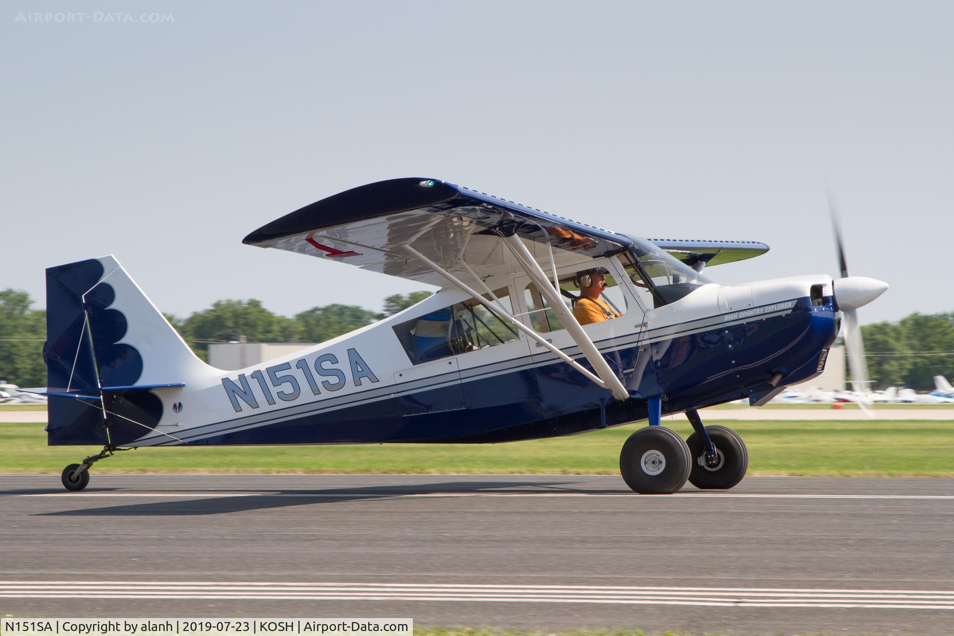 N151SA, 2008 American Champion 7GCBC C/N 1448-2008, At AirVenture 2019