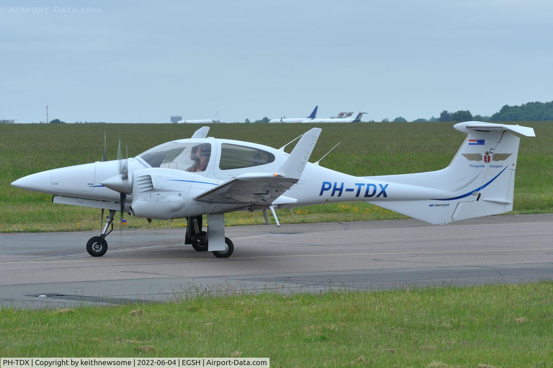 PH-TDX, , Arriving at Norwich.