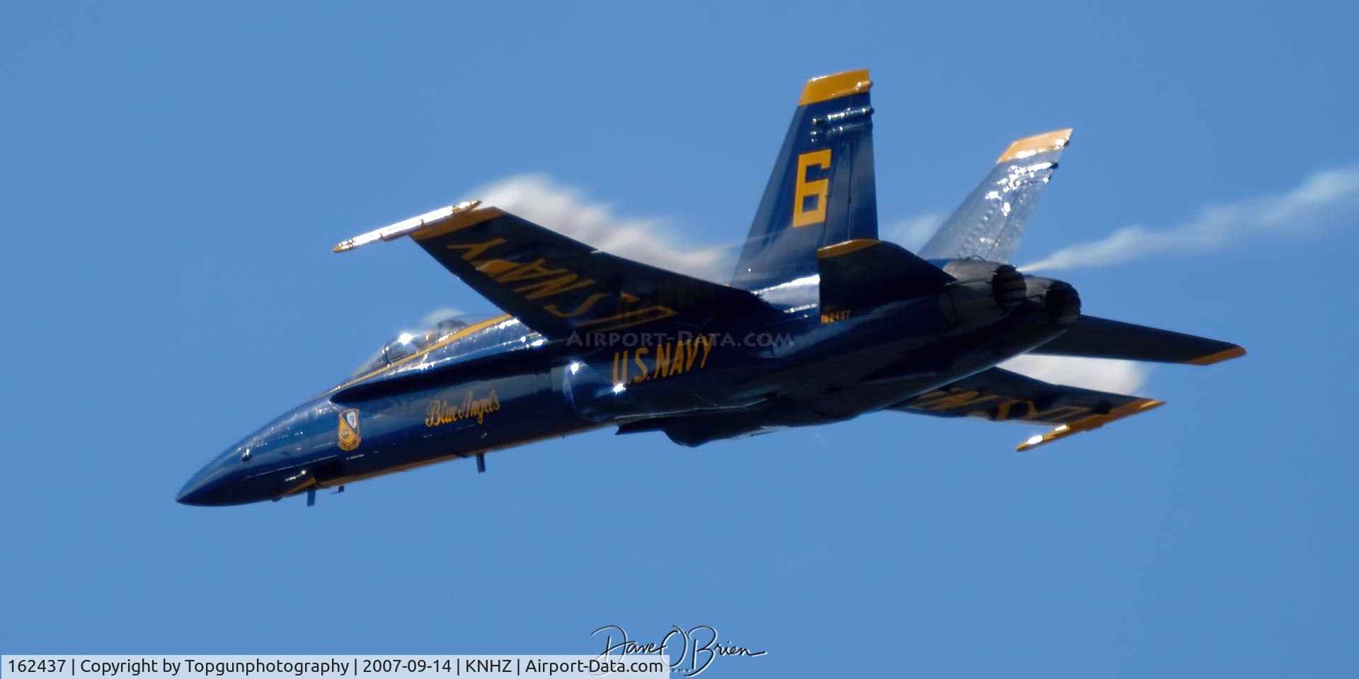 162437, McDonnell Douglas F/A-18A Hornet C/N 0281, 2nd Solo screaming down the runway