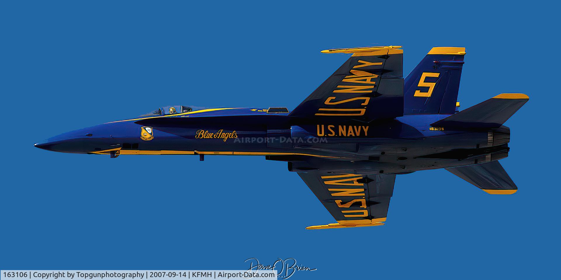 163106, McDonnell Douglas F/A-18A Hornet C/N 0495, Lead Solo from behind
