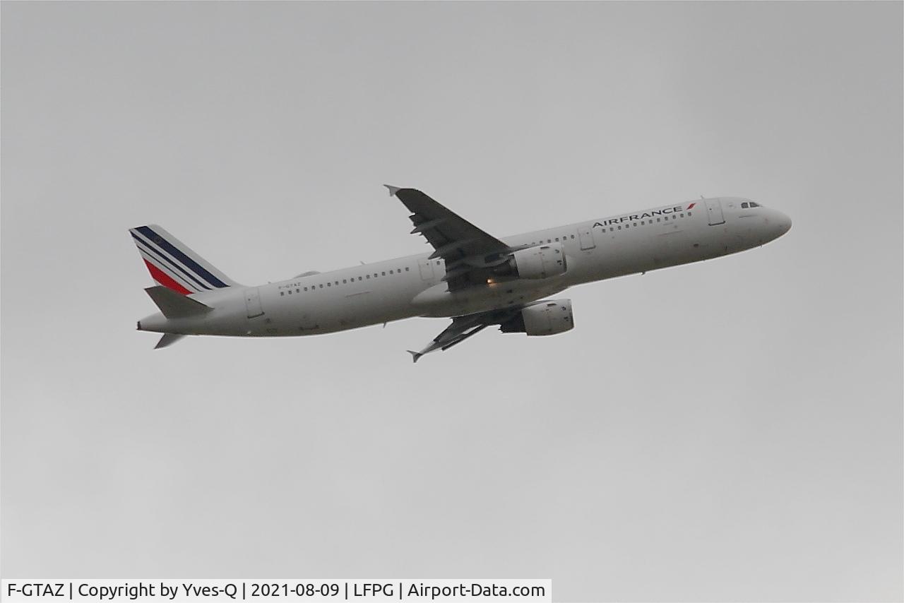 F-GTAZ, 2011 Airbus A321-212 C/N 4901, Airbus A321-212, Climbing from rwy 06R, Roissy Charles De Gaulle airport (LFPG-CDG)
