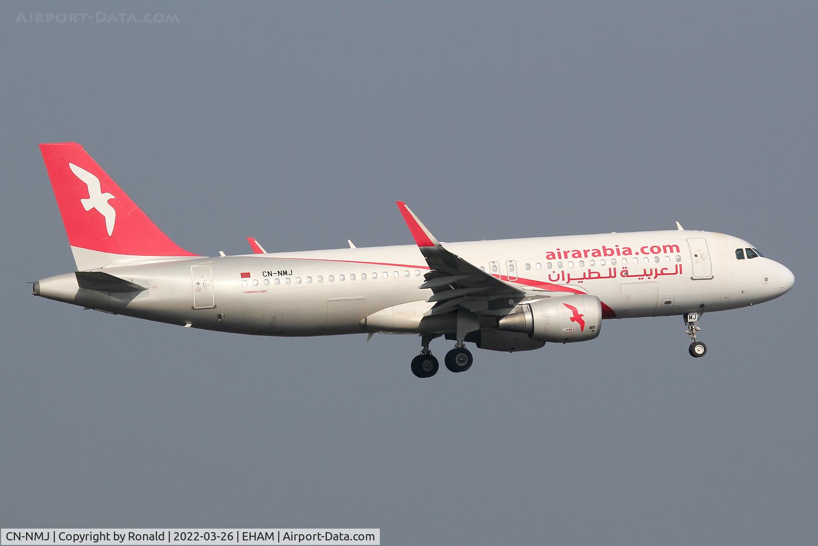 CN-NMJ, 2015 Airbus A320-214 C/N 6896, at spl