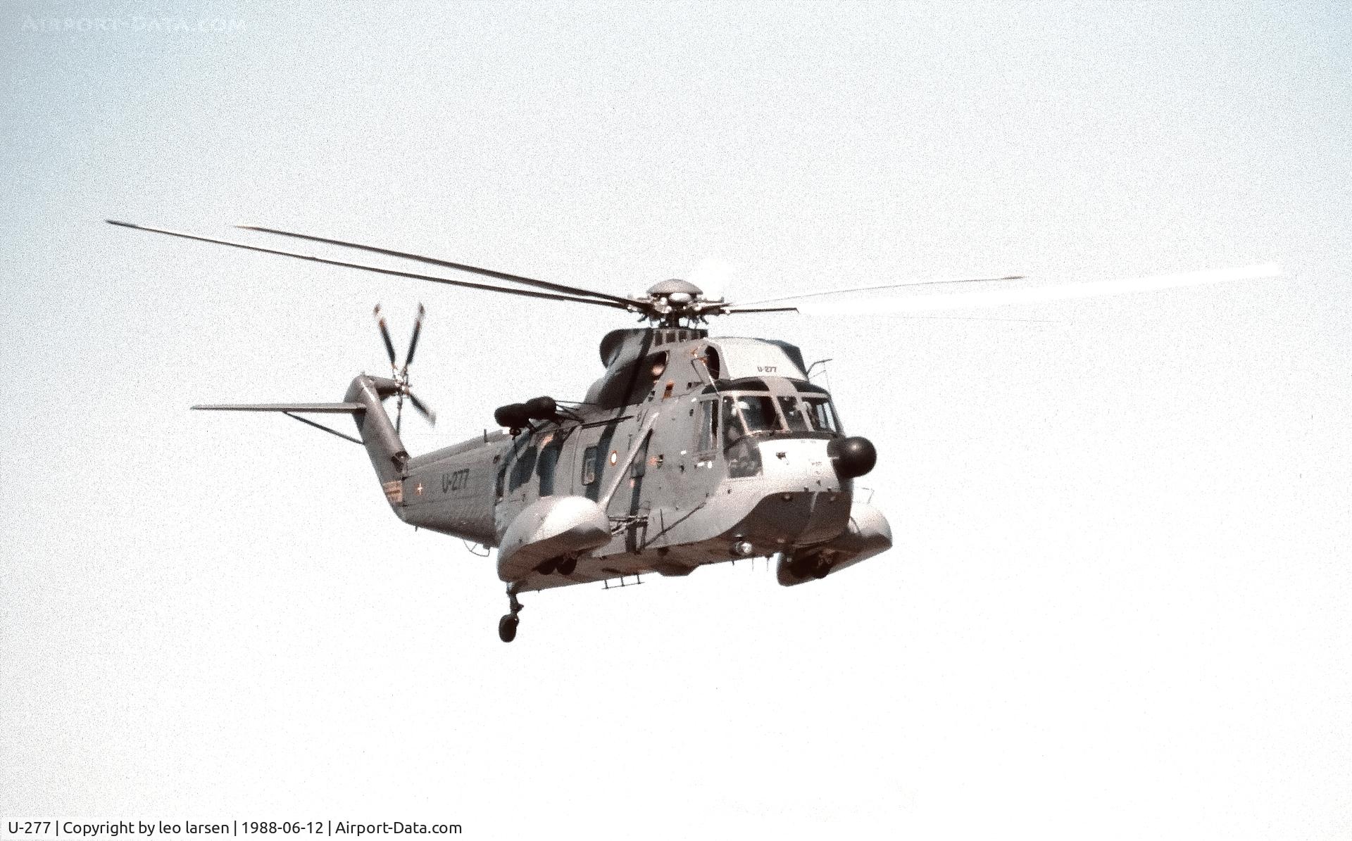 U-277, Sikorsky S-61A C/N 61277, Værløse Air Base Denmark 12.6.1988