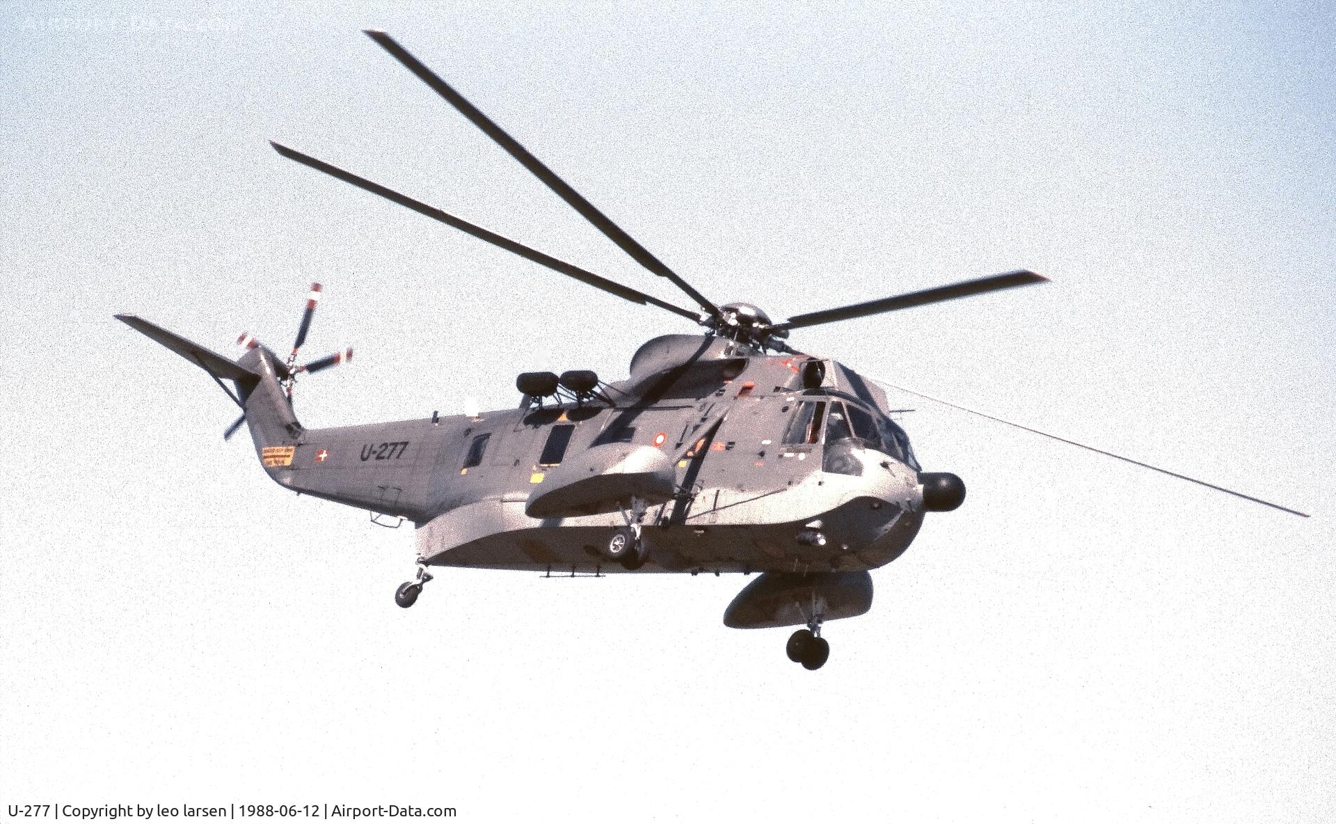U-277, Sikorsky S-61A C/N 61277, Værløse Air Base Denmark 12.6.1988