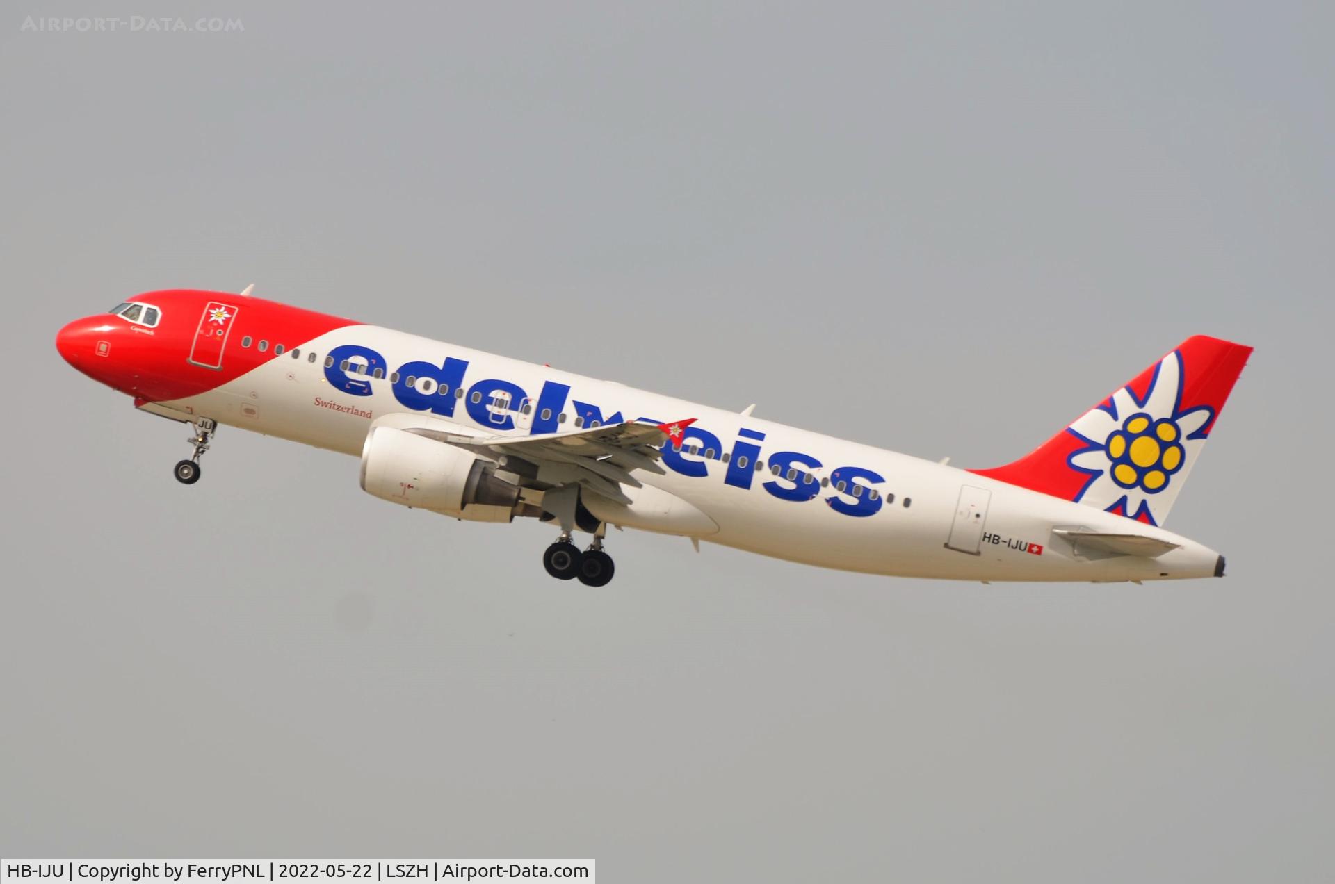 HB-IJU, 2003 Airbus A320-214 C/N 1951, Edelweiss A320