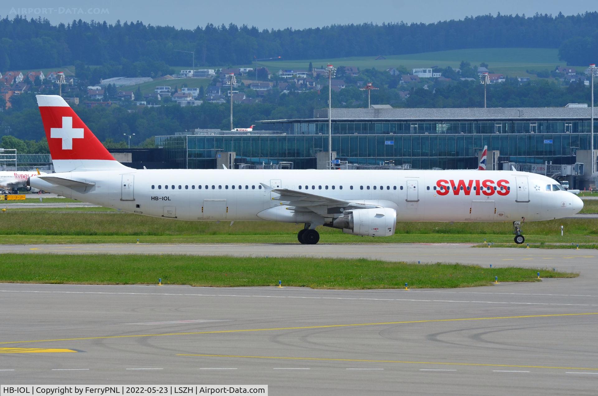 HB-IOL, 1999 Airbus A321-111 C/N 1144, Swiss A321