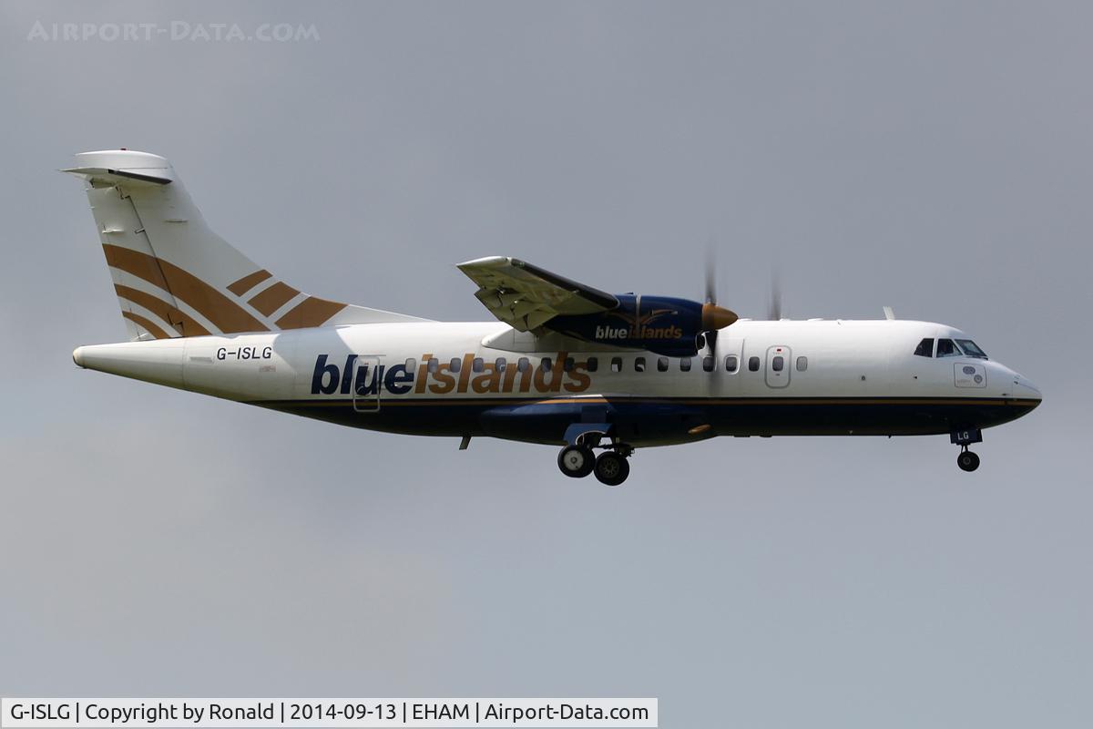 G-ISLG, 1986 ATR 42-320 C/N 019, at spl