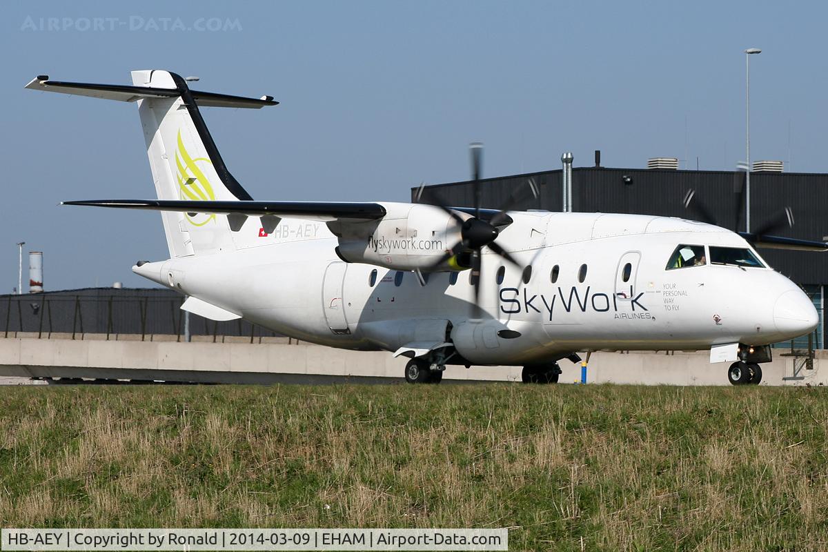 HB-AEY, 1997 Dornier 328-130 C/N 3100, at spl