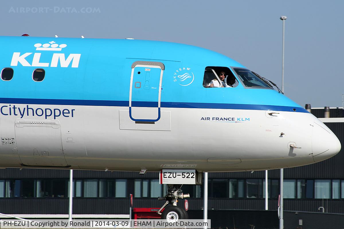 PH-EZU, 2012 Embraer 190LR (ERJ-190-100LR) C/N 19000522, at spl