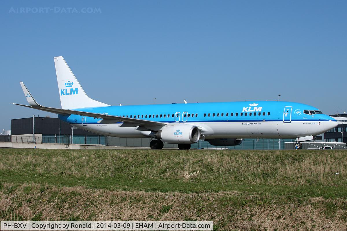 PH-BXV, 2007 Boeing 737-8K2 C/N 30370, at spl