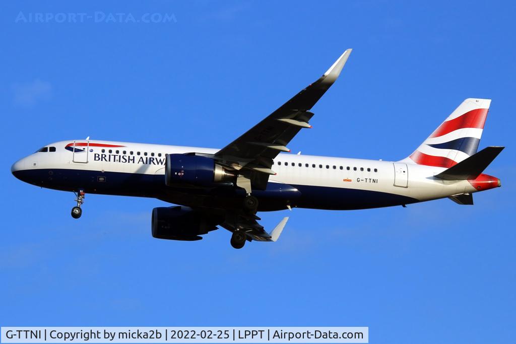 G-TTNI, 2019 Airbus A320-251N C/N 8767, Landing