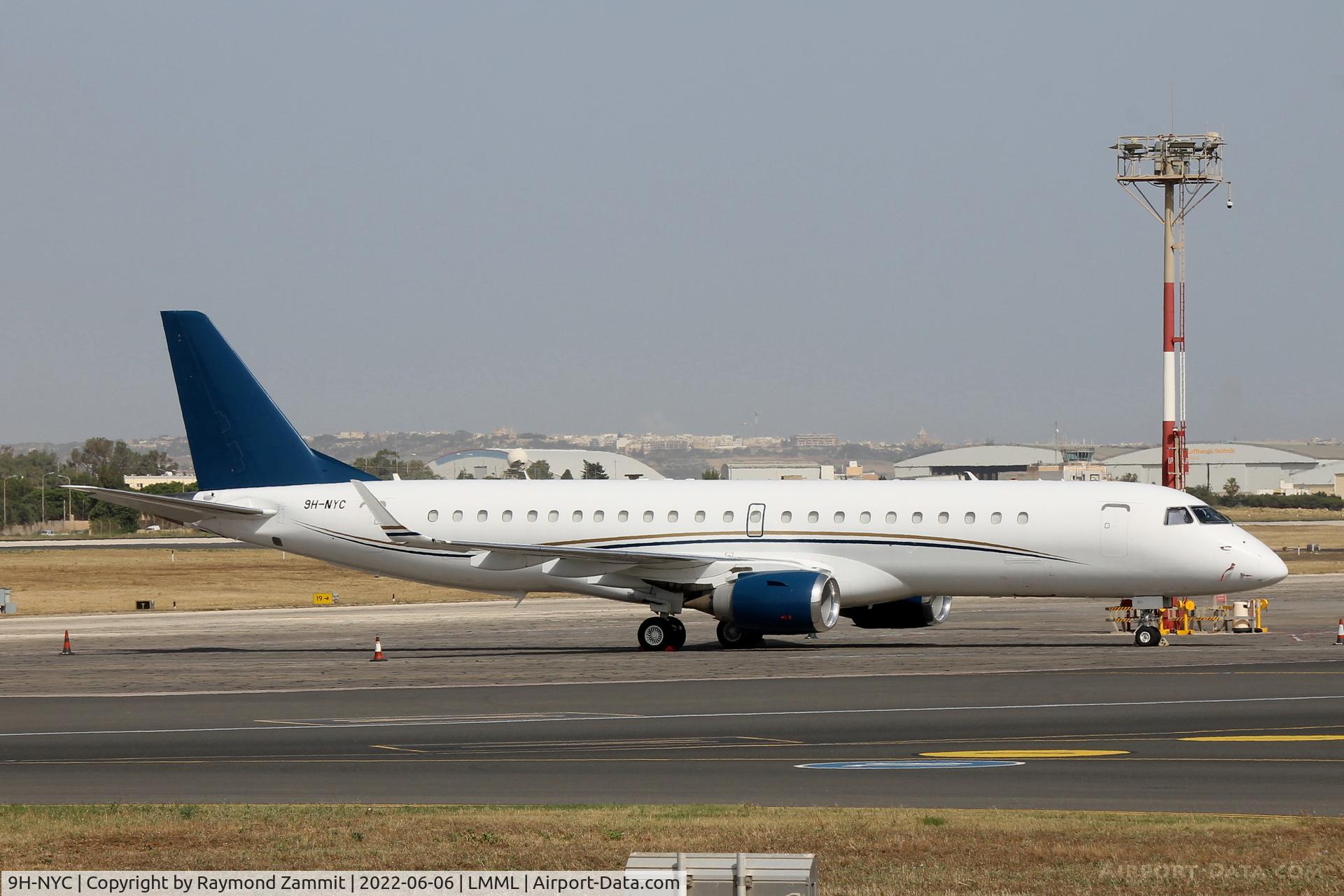 9H-NYC, 2010 Embraer ERJ-190-100ECJ Lineage 1000 C/N 19000243, Embraer ERJ-190 Lineage 9H-NYC Air X