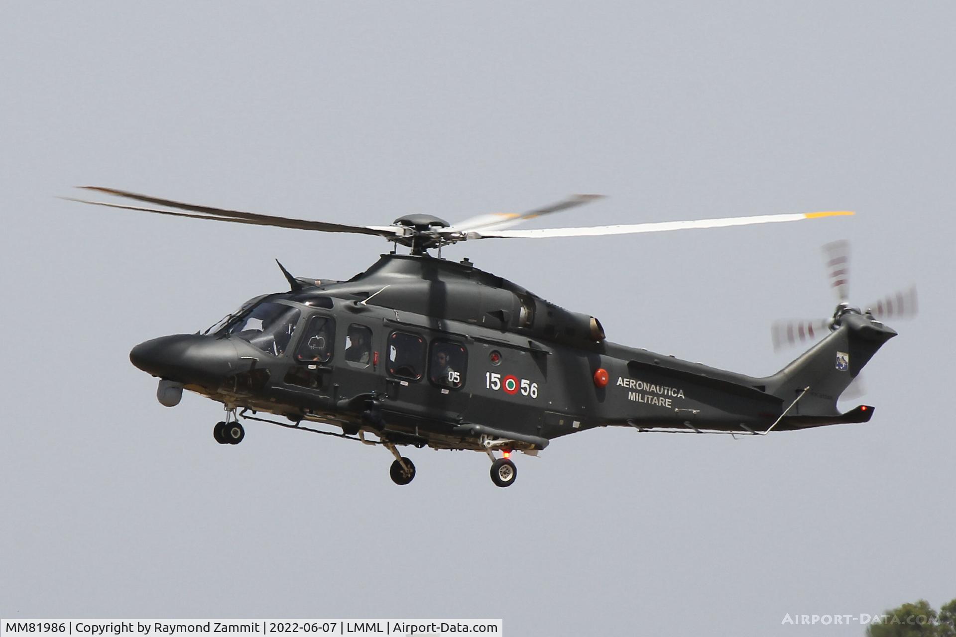 MM81986, Leonardo AW139 C/N 31905, Agusta-Westland HH-139B MM81986/15-56 Aeronautica Miitare Italiana - Italian Air Force seen landing on Park No7 in Malta during a week long exercise with the Armed Forces of Malta.