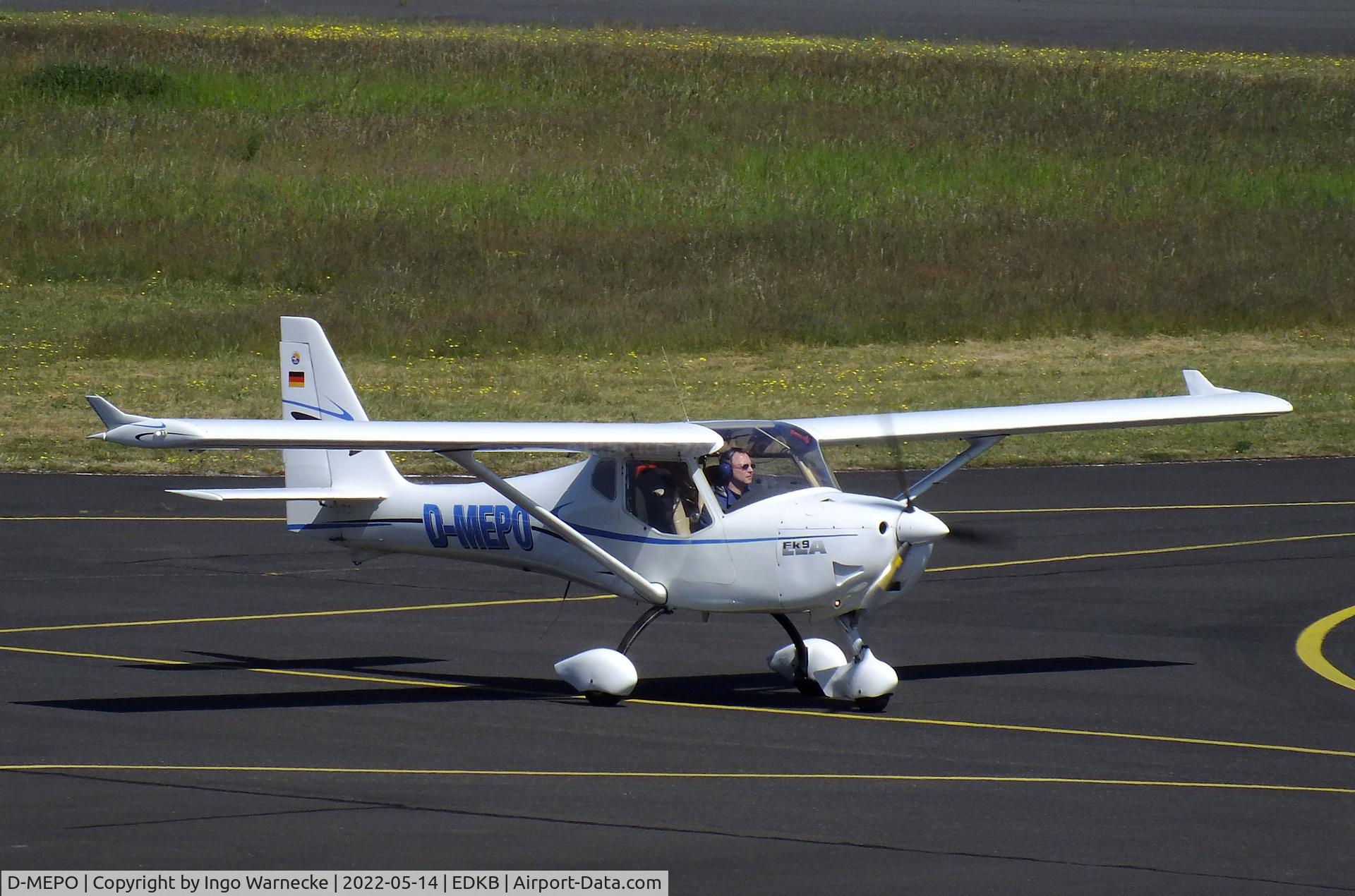 D-MEPO, FK Lightplanes FK-9 Mark III C/N 09-418, B & F Technik FK-9 Mk III at Bonn-Hangelar airfield '2205-06