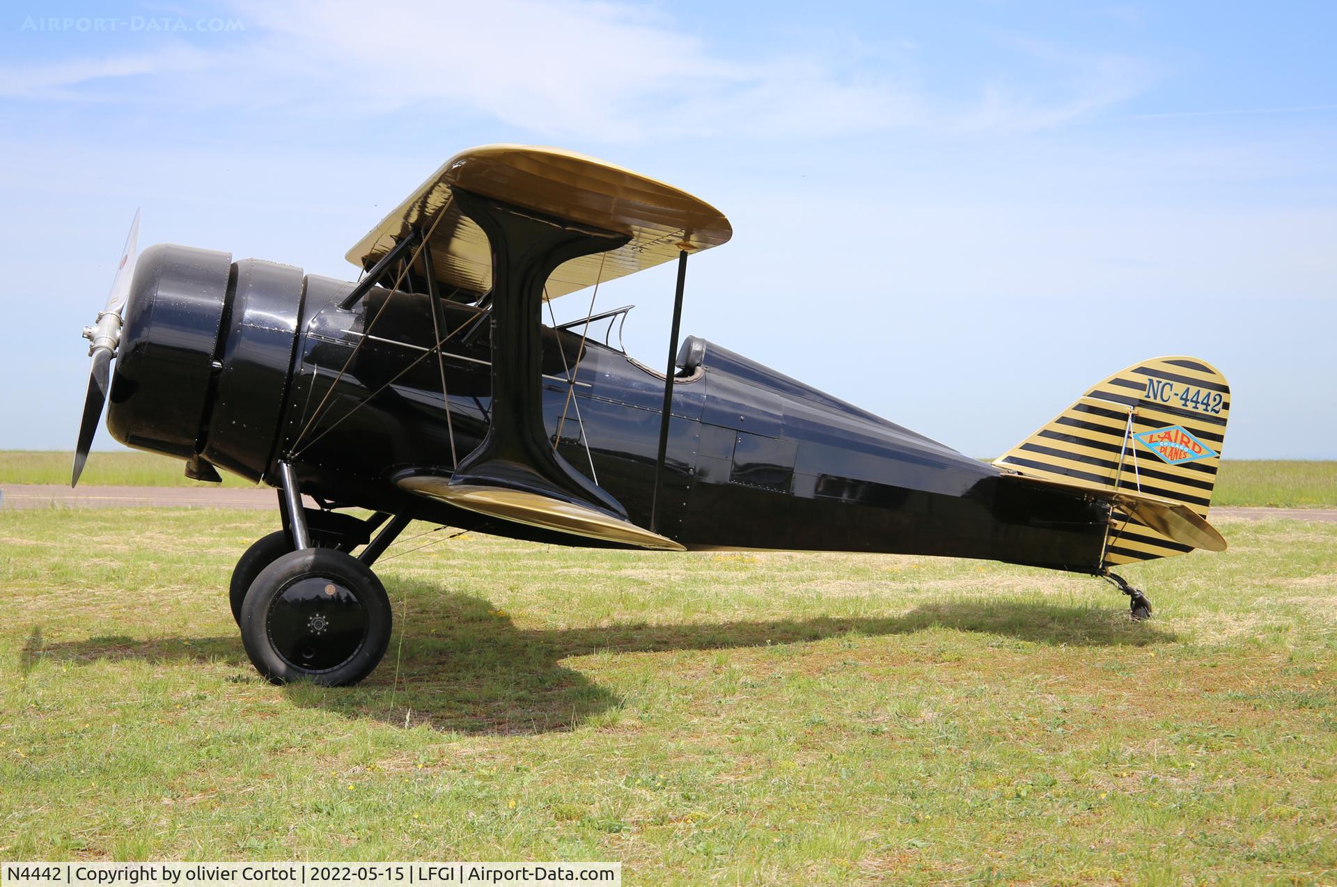 N4442, 1936 Laird LC-RW300 C/N 203, Darois open doors day, may 2022