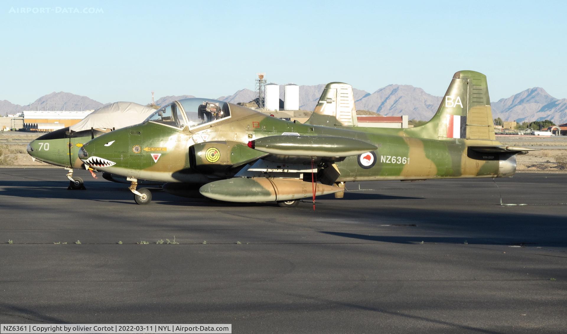 NZ6361, 1970 BAC 167 Strikemaster Mk.88 C/N 301, march 2022