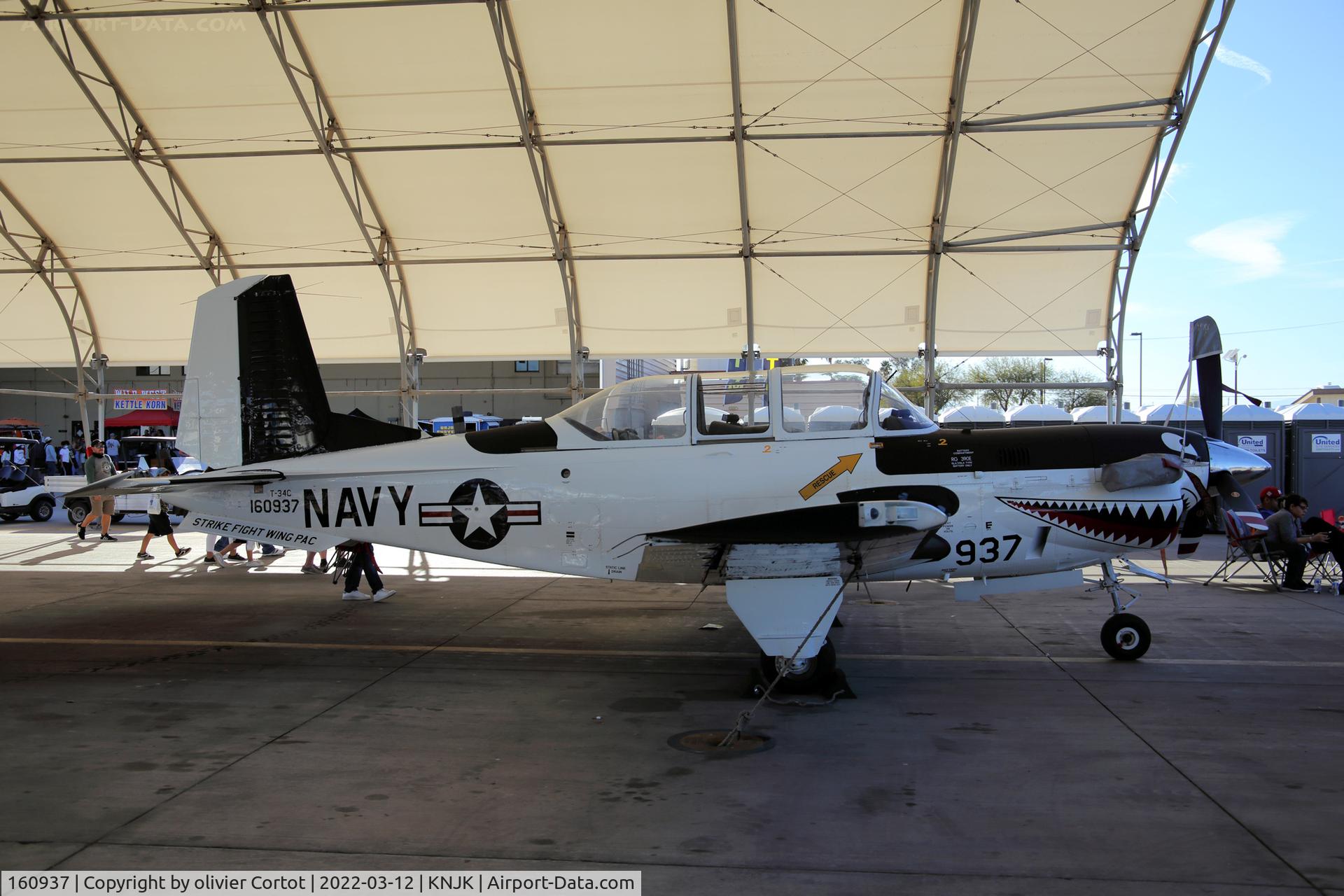 160937, Beech T-34C Turbo Mentor C/N GL-123, 2022 airshow