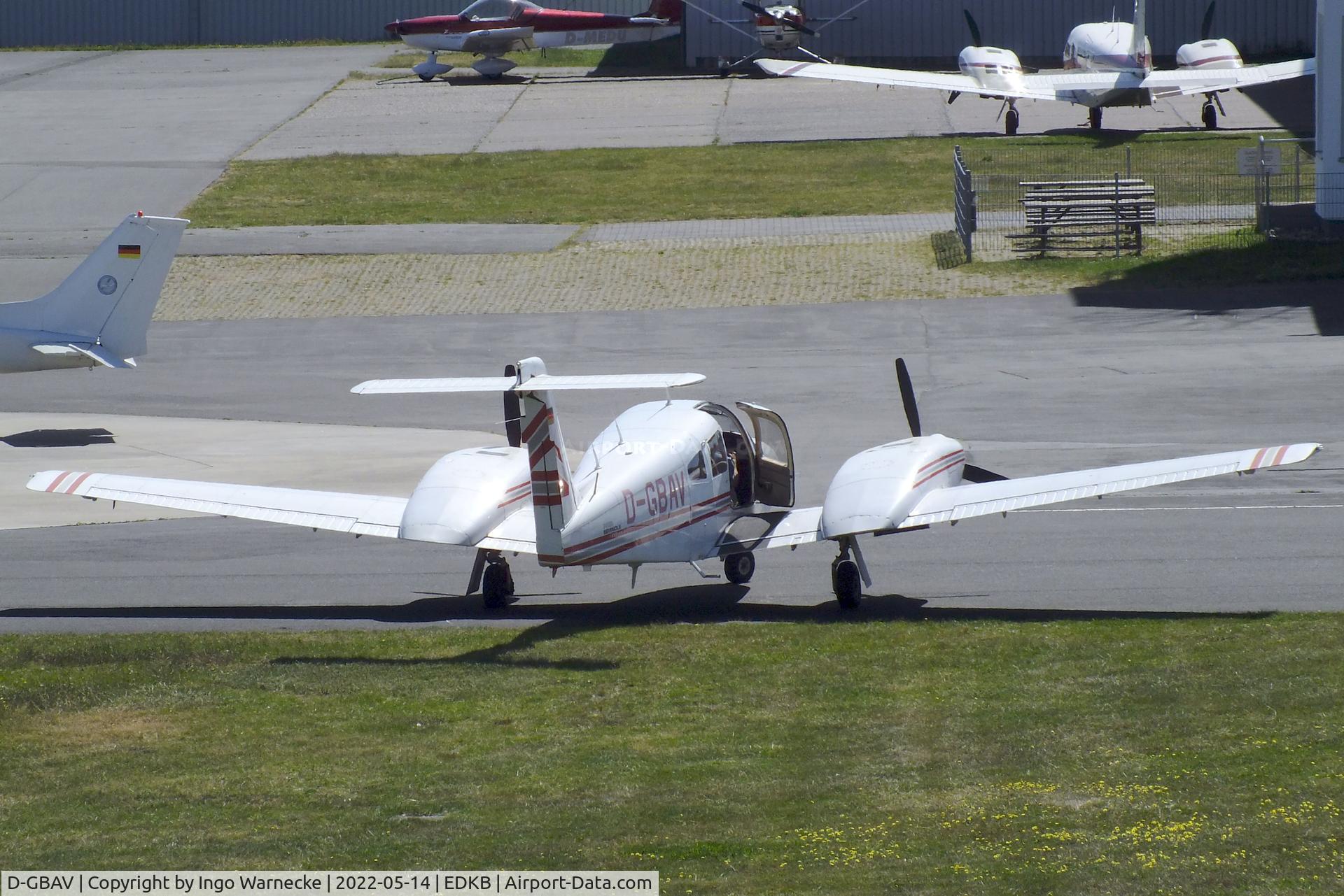 D-GBAV, 1981 Piper PA-44-180T Turbo Seminole Turbo Seminole C/N 44-8107051, Piper PA-44-180T Turbo Seminole at Bonn-Hangelar airfield '2205-06