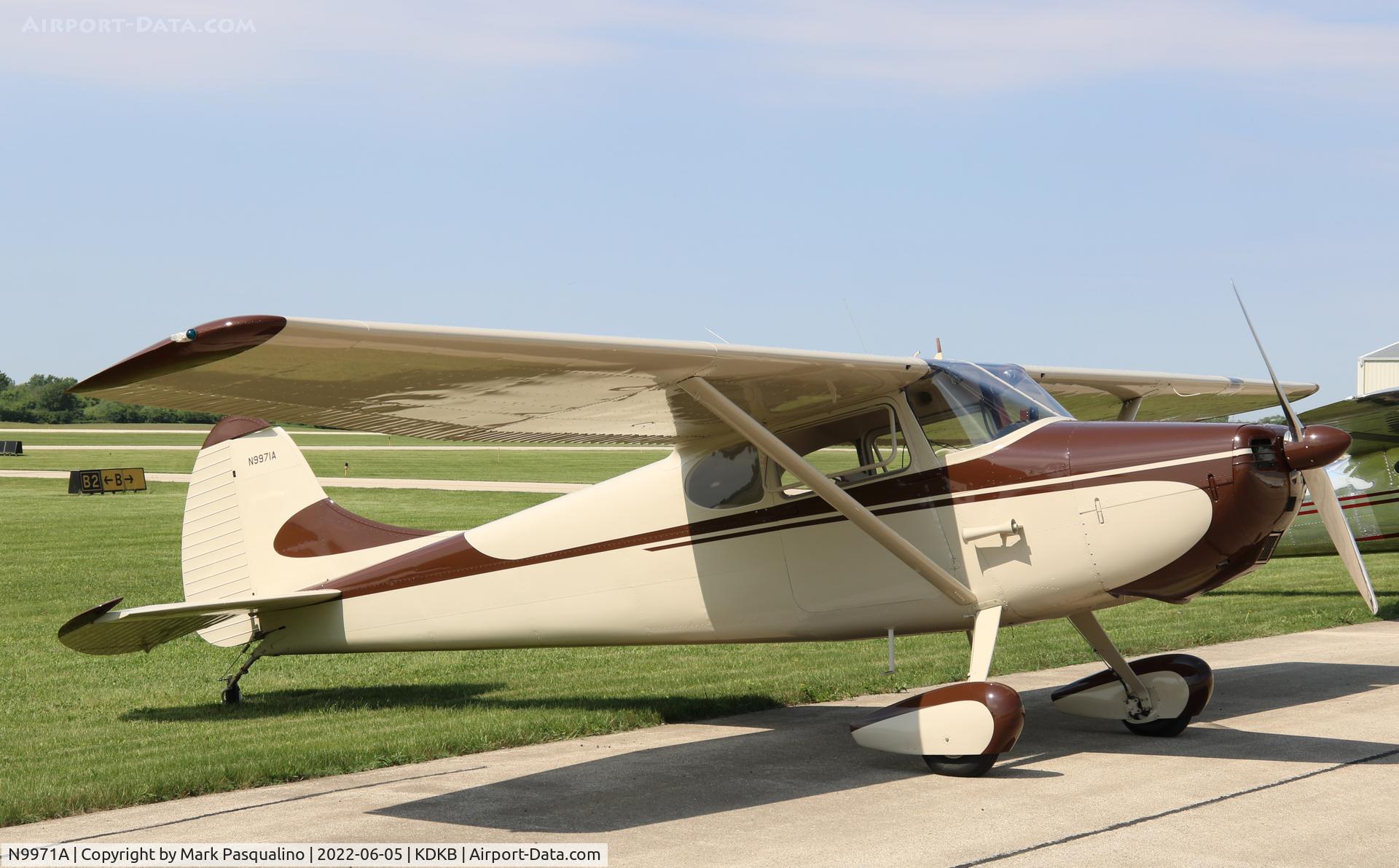 N9971A, 1950 Cessna 170A C/N 19629, Cessna 170A