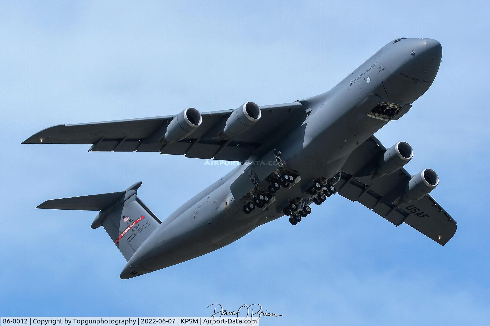 86-0012, Lockheed C-5M Super Galaxy C/N 500-0098, RODD02