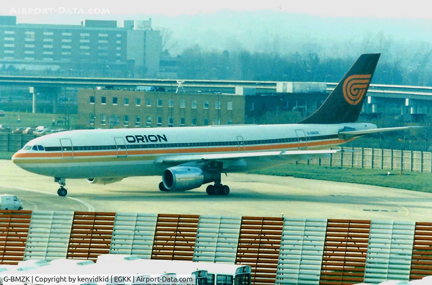 G-BMZK, 1979 Airbus A300B4-203 C/N 76, At Gatwick circa 1989.