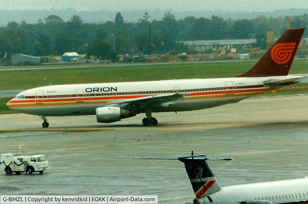 G-BMZL, 1979 Airbus A300B4-203 C/N 77, At Gatwick circa 1989.