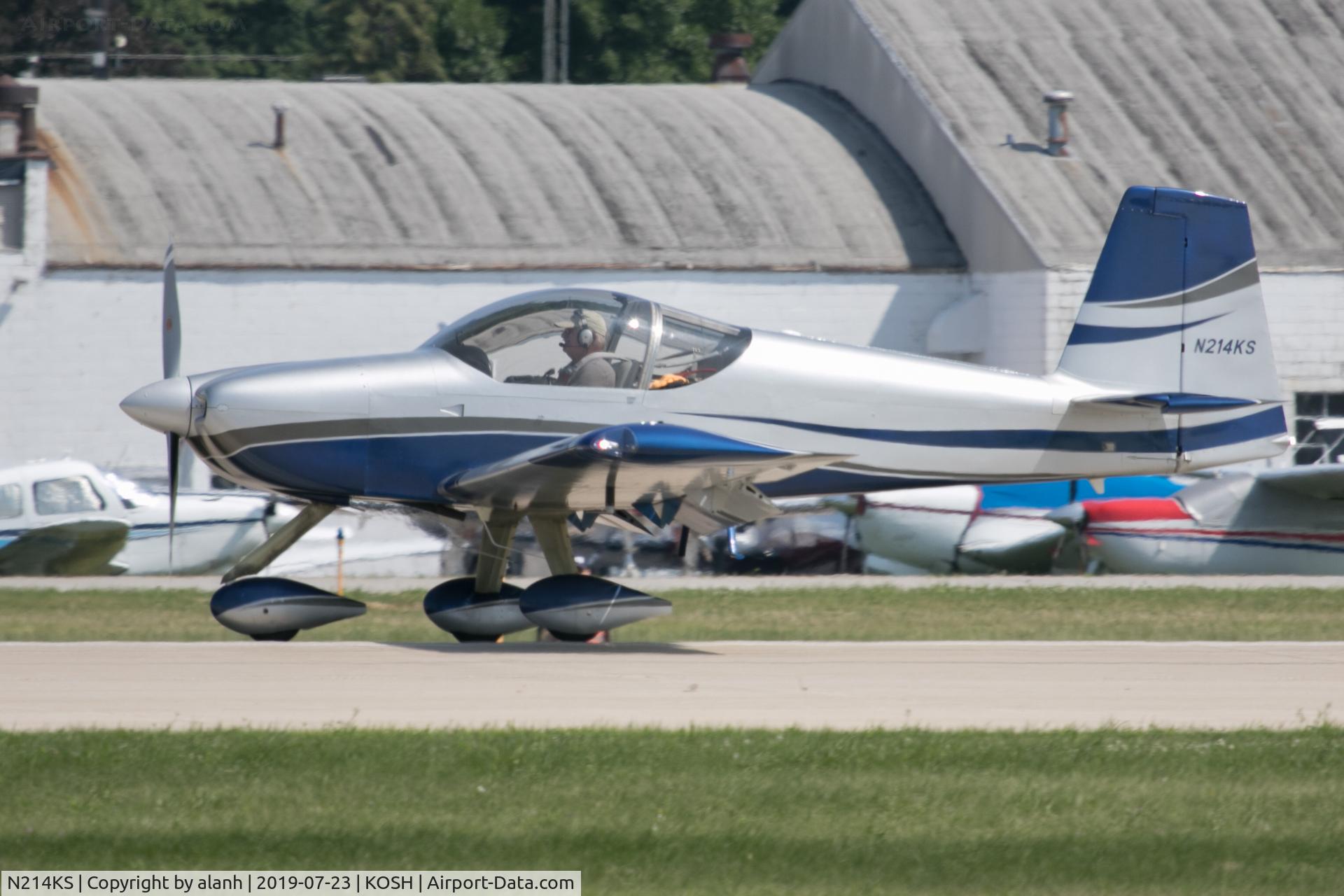 N214KS, 2018 Vans RV-14A C/N 140072, At AirVenture 2019